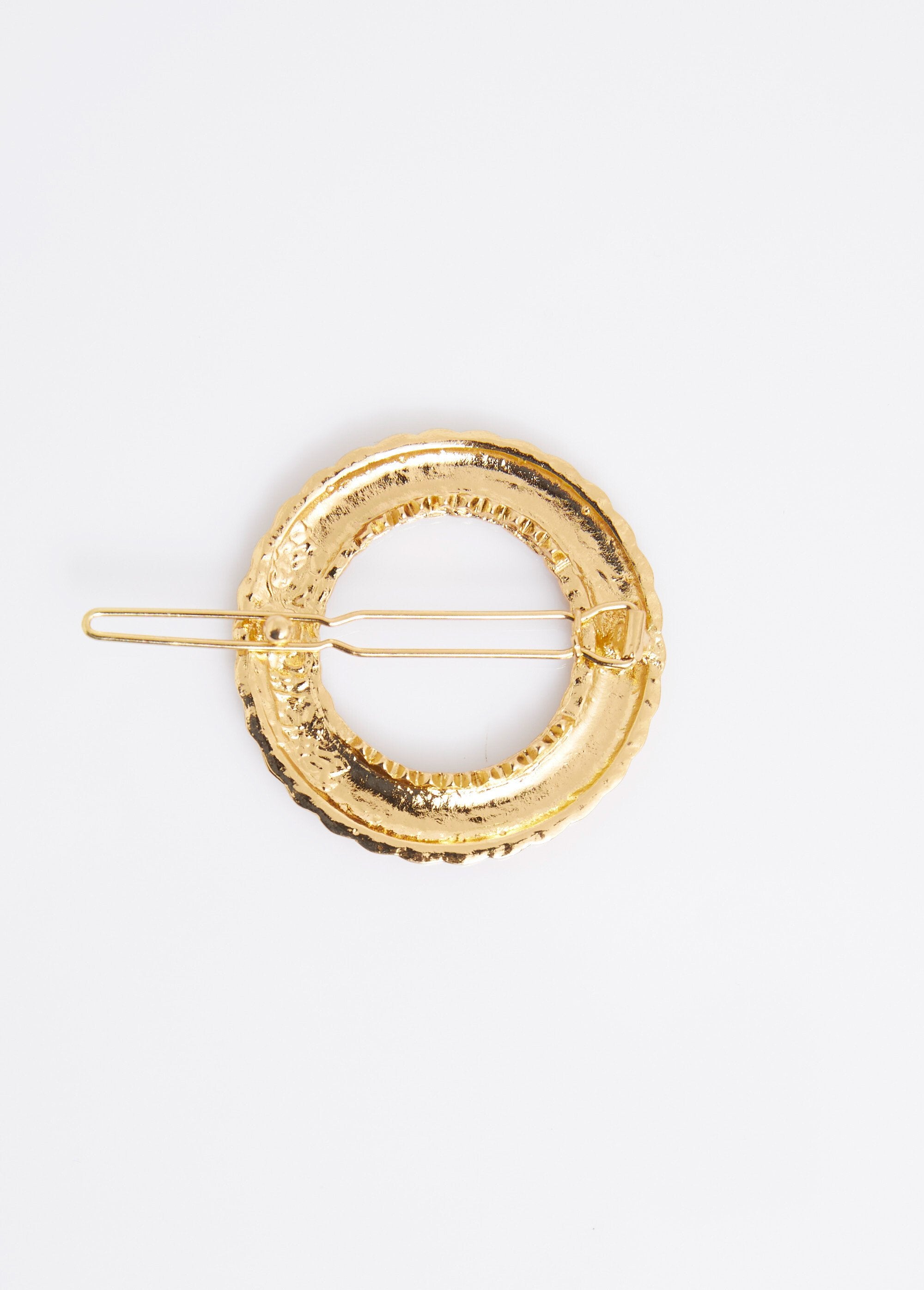 Barrette_tourbillon_acier_inoxydable_Dore_DE1_slim