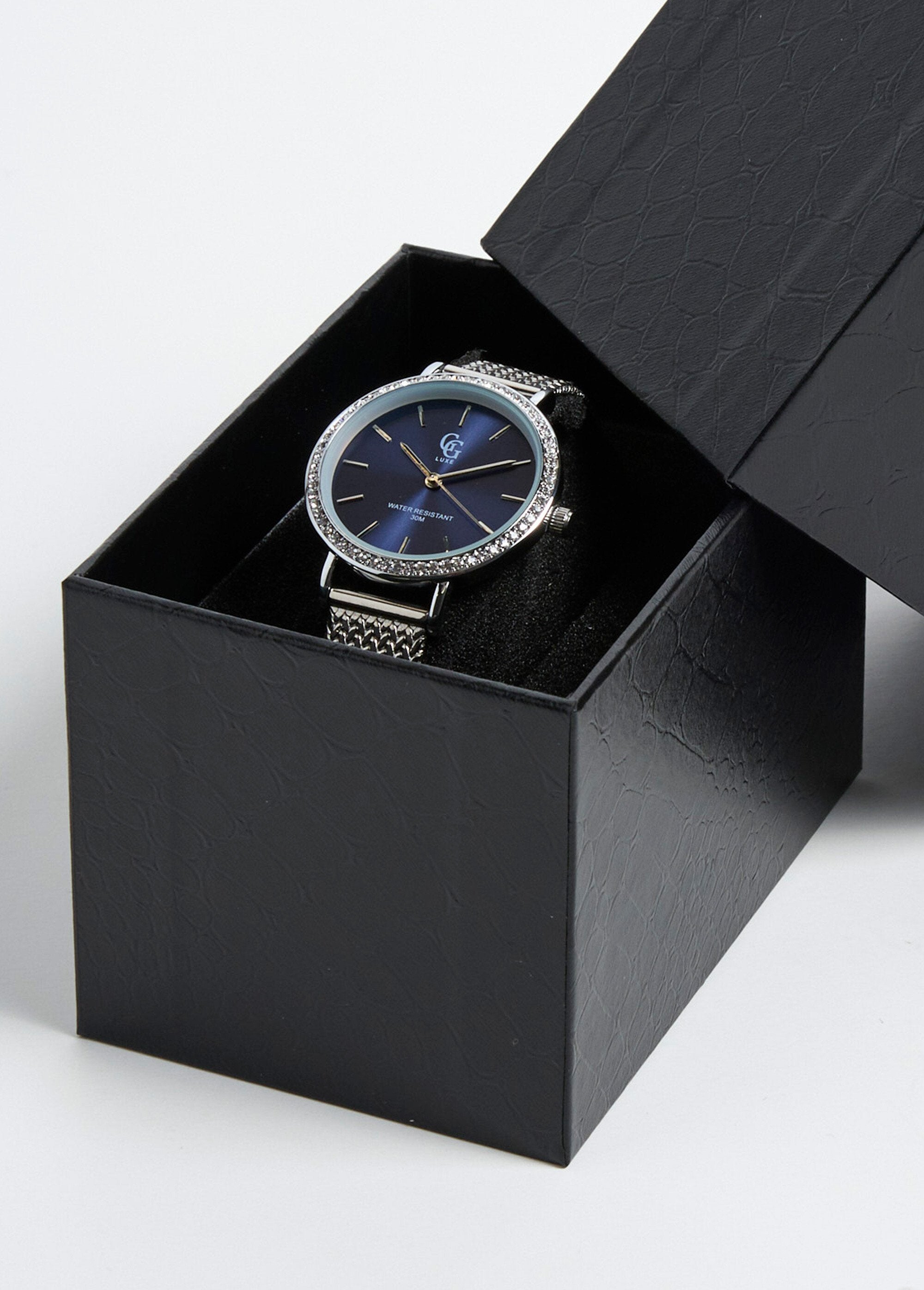 Relógio_redondo_de_aço_inoxidável_com_strass_Argente_FA1_slim