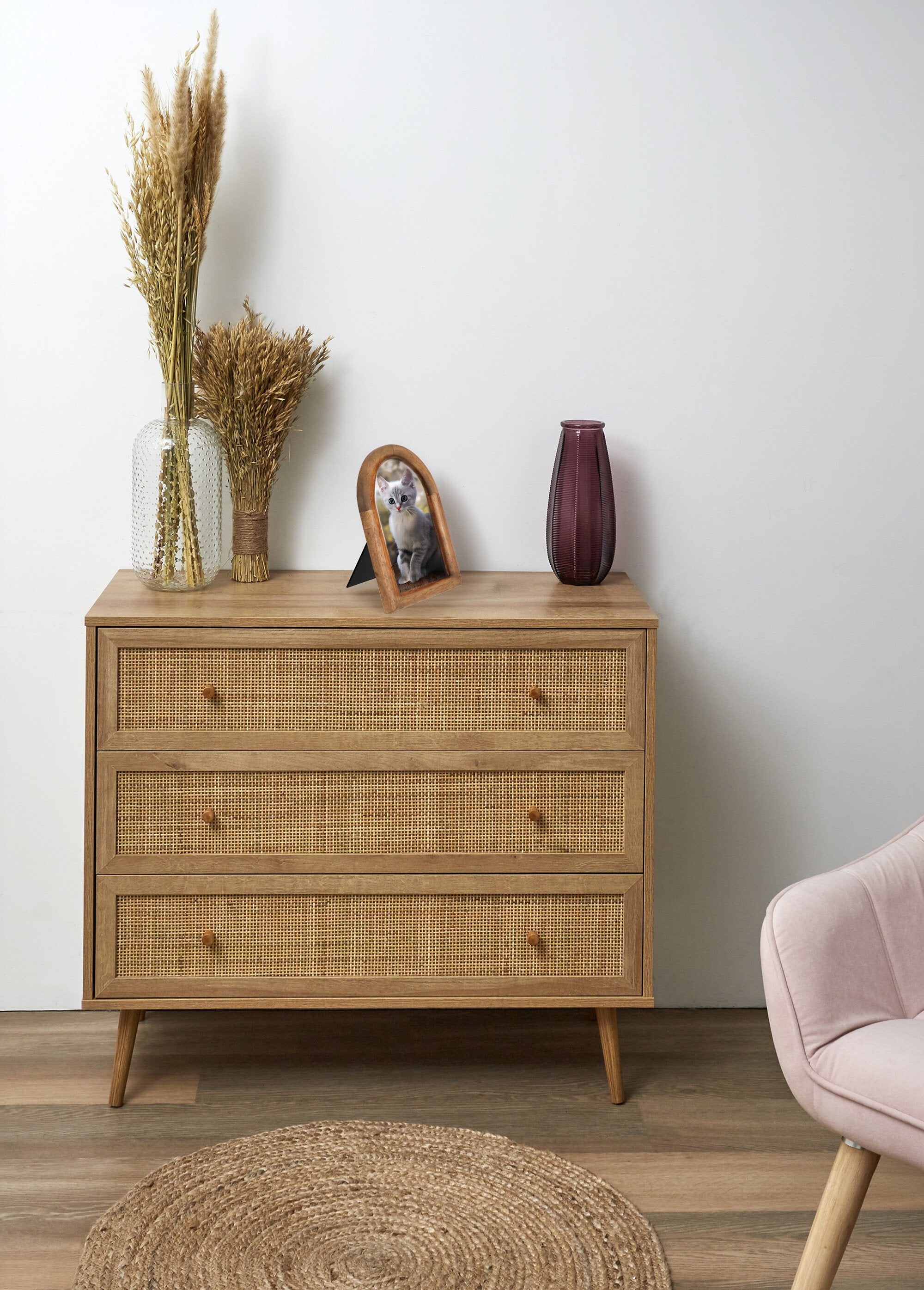 Cadre_photo_en_bois,_forme_arche_Marron_SF1_slim