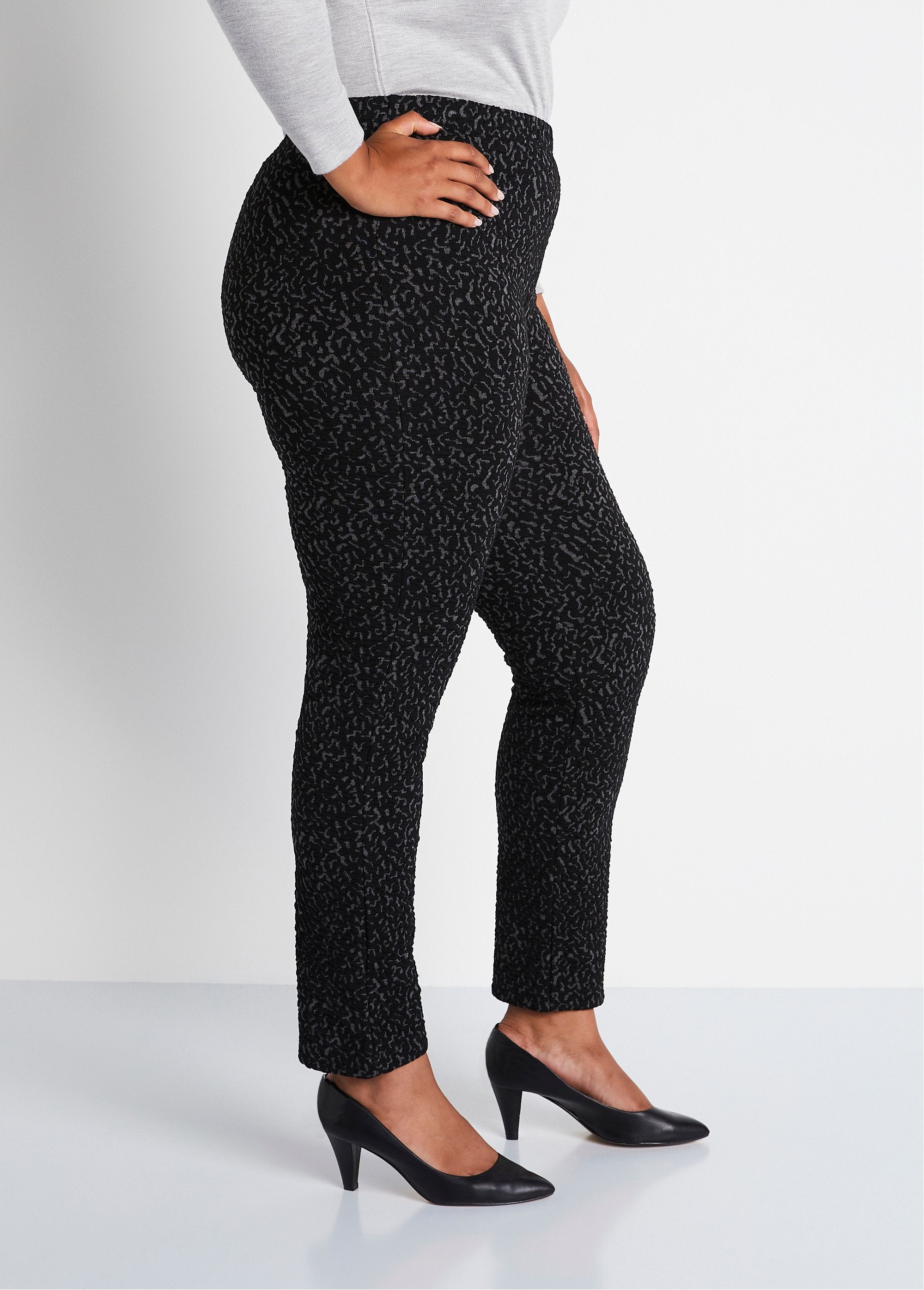 Leggings_de_cintura_elástica_lisa_ou_bicolor_Cinza_e_preto_DR1_curvy