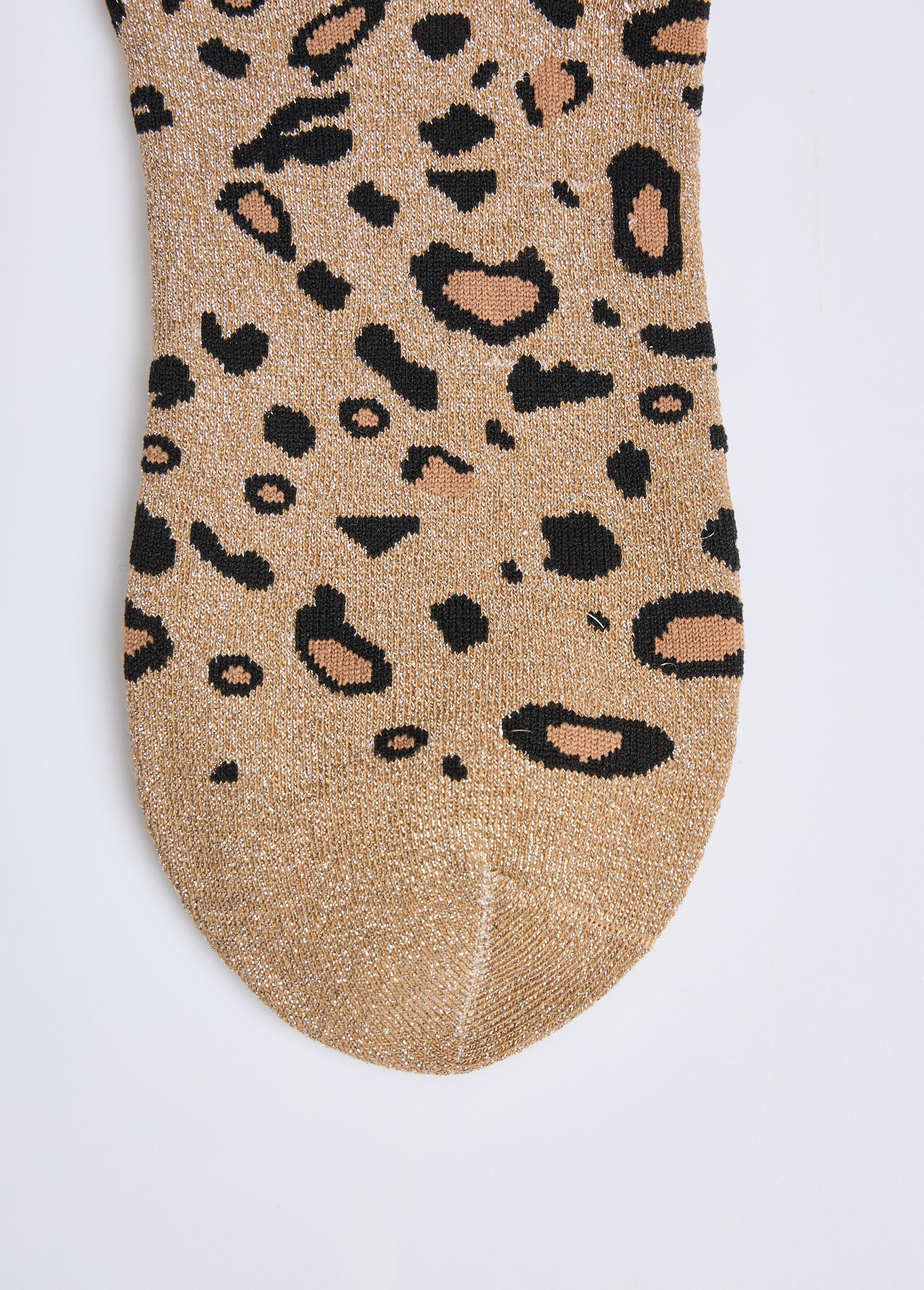 Chaussettes_pailletées_motif_léopard_Leopard_et_beige_DE3_slim