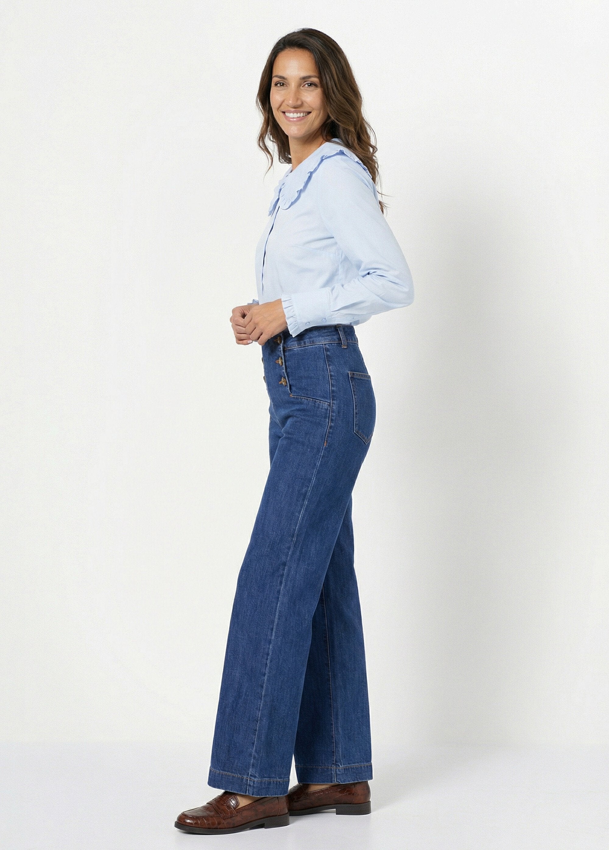 Chemisier_avec_col_claudine_plissé_Bleu_ciel_GA1_slim