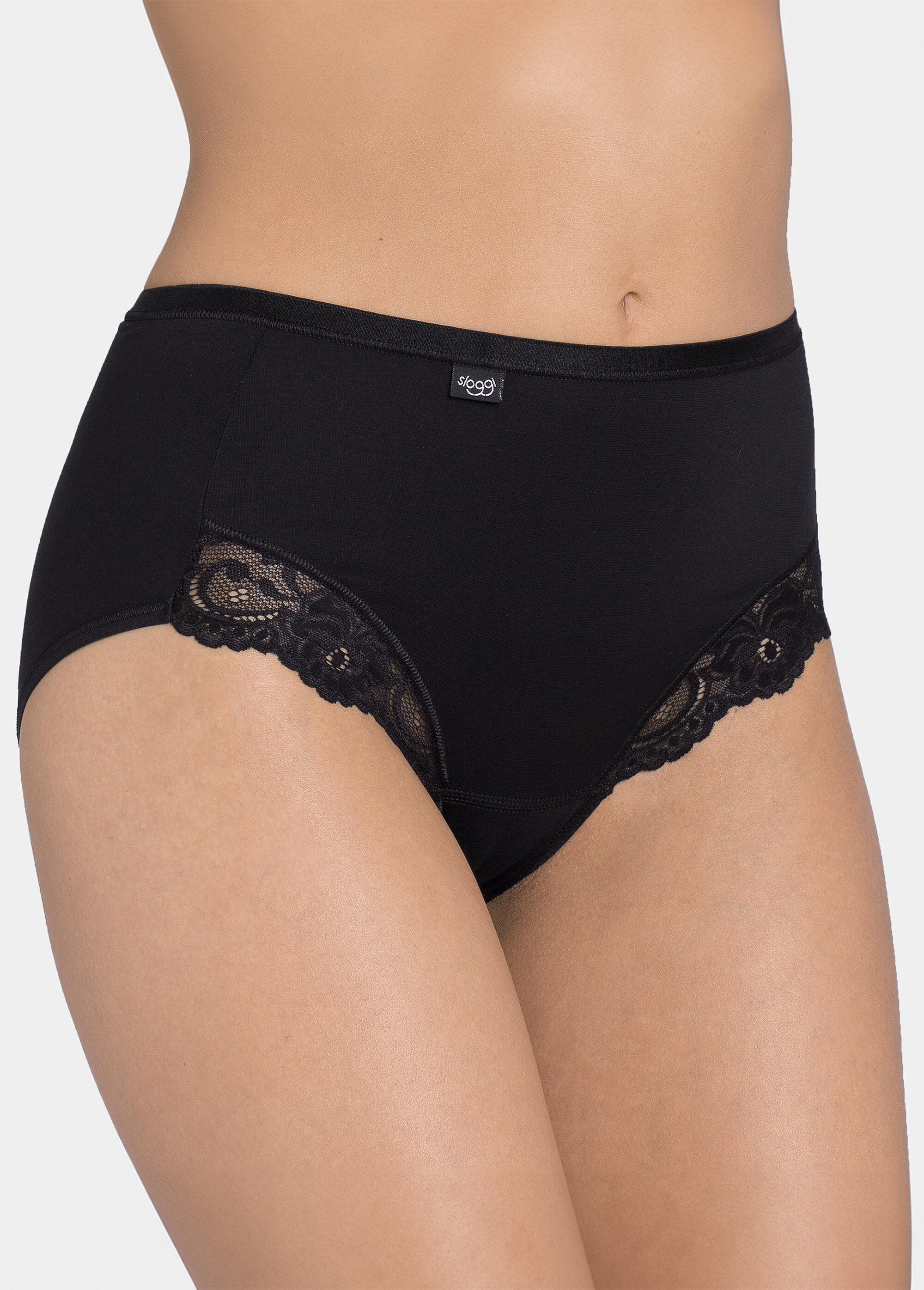 Sloggi®_-_Calcinha_de_renda_cintura_alta_Noir_FA1_slim
