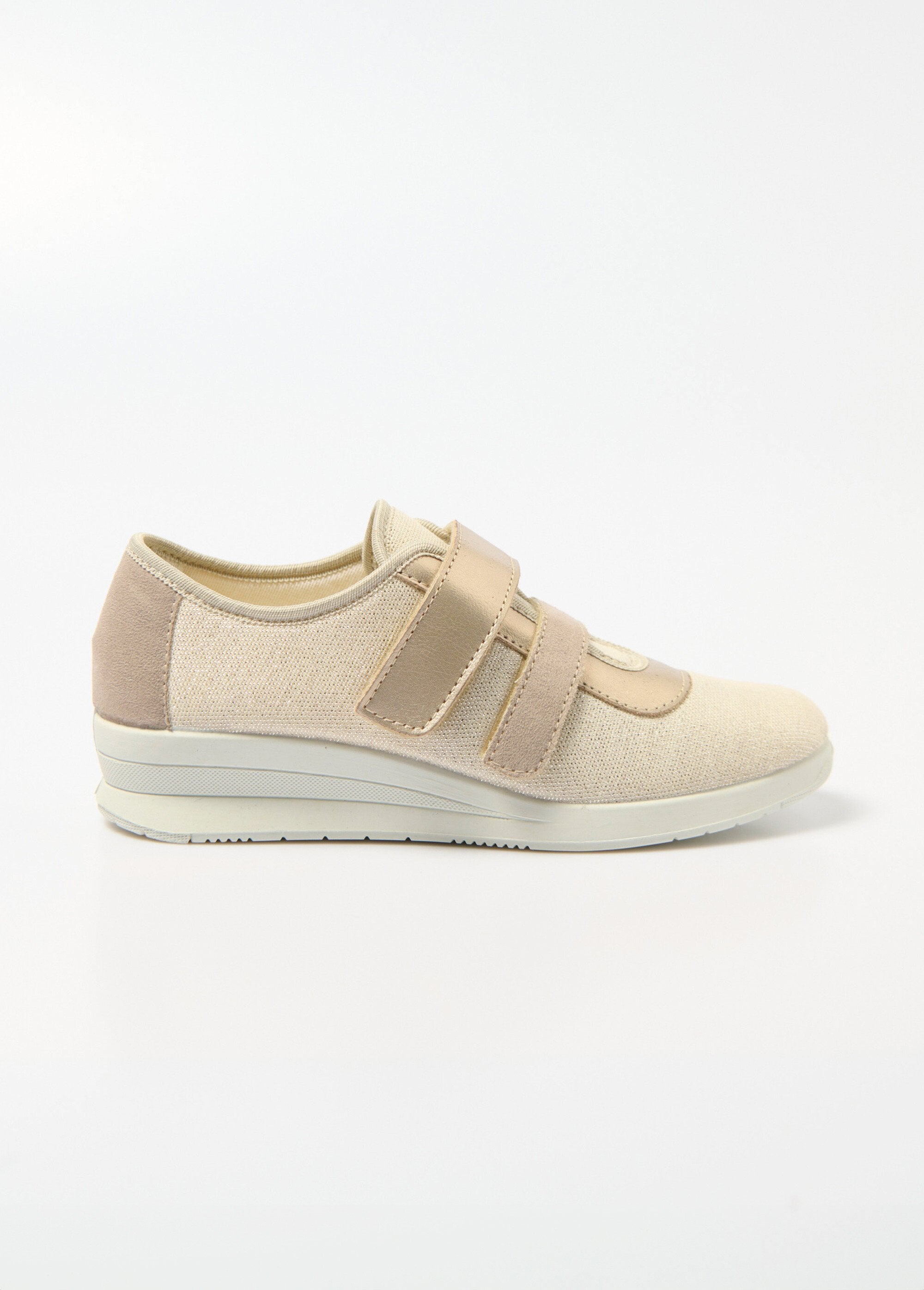 Derbys_de_velcro_têxtil_de_largura_confortável_Beige_dore_DR1_slim