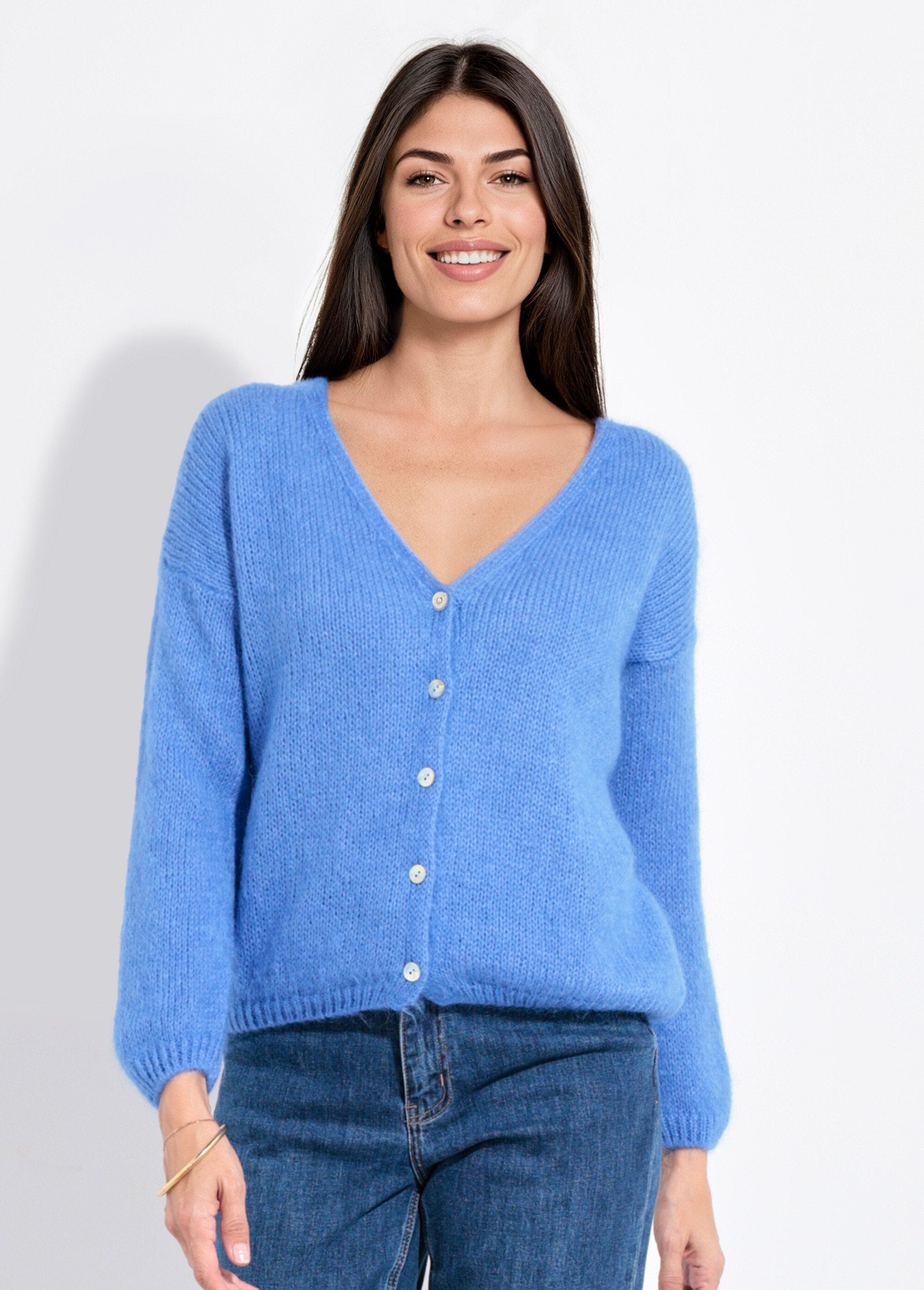 Cardigan_de_malha_mohair_quente_e_macio_com_decote_em_V_Bleu_glacier_FA1_slim