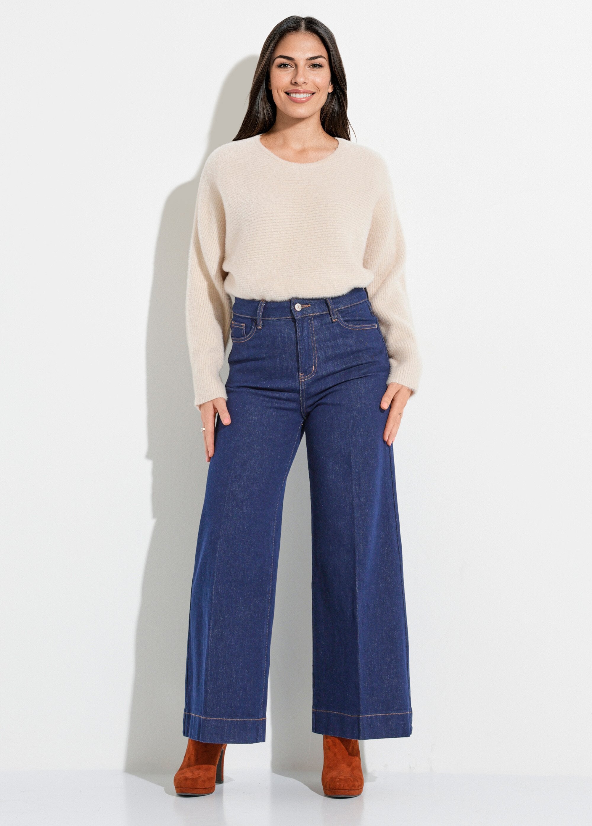 Calça_jeans_larga,_especial_PLUS_SIZE_Bleu_brut_SF1_slim