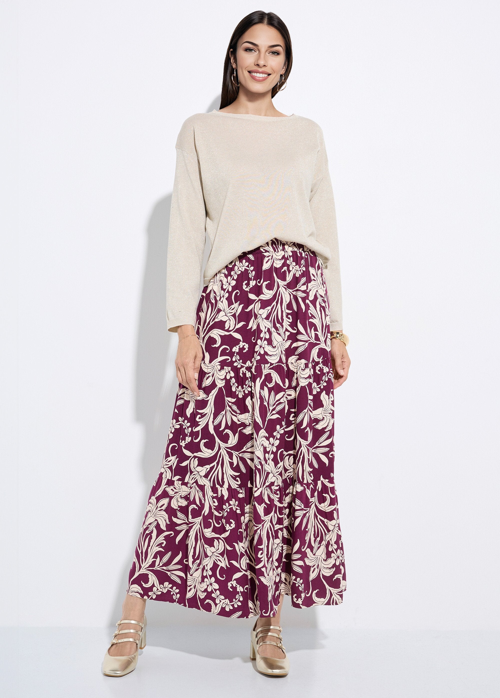 Saia_comprida_com_folhos,_motivo_de_lírios_Violet_et_ecru_SF1_slim