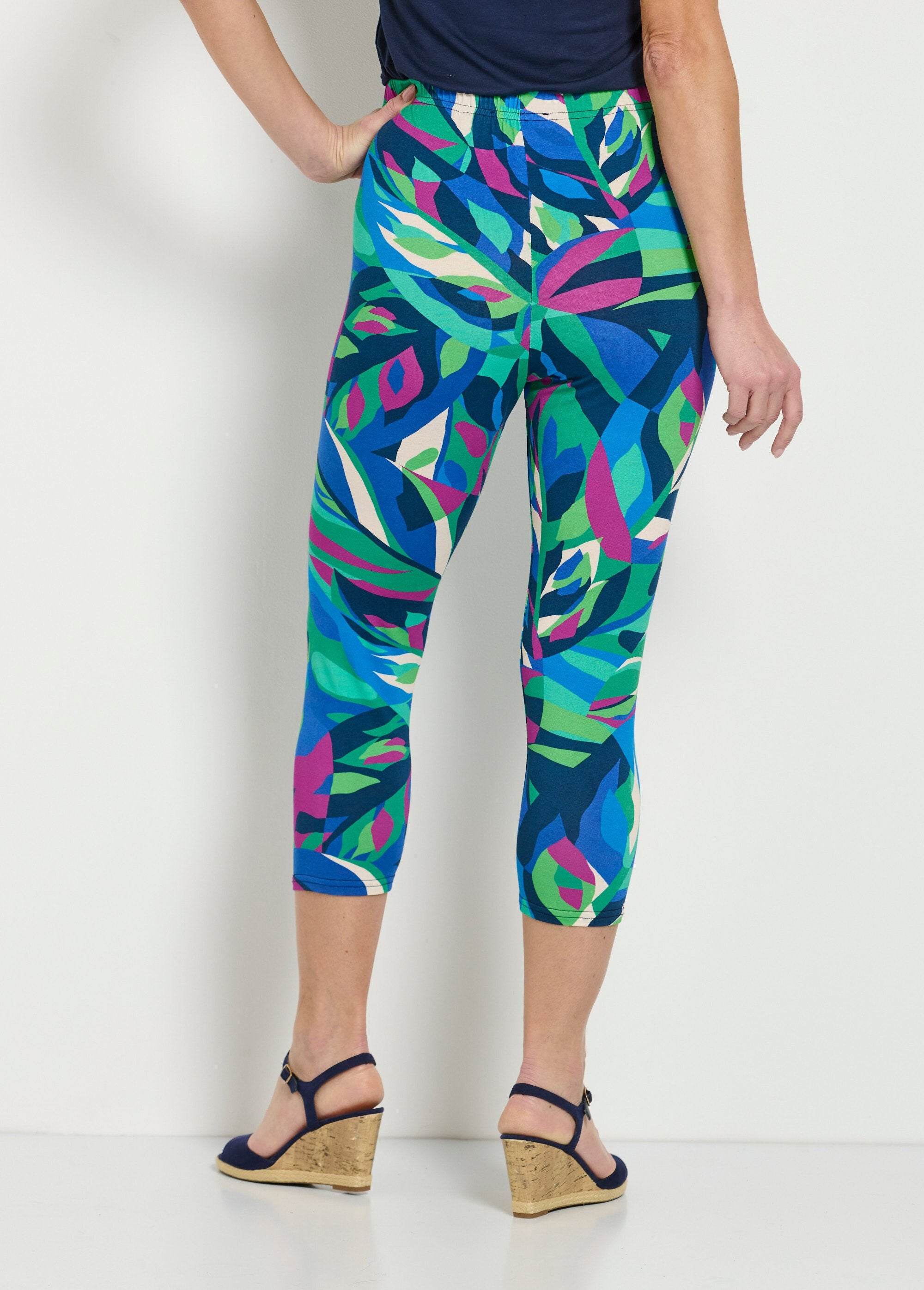 Leggings_curtas_elásticas_com_cintura_elástica_Multicolore_DO1_slim