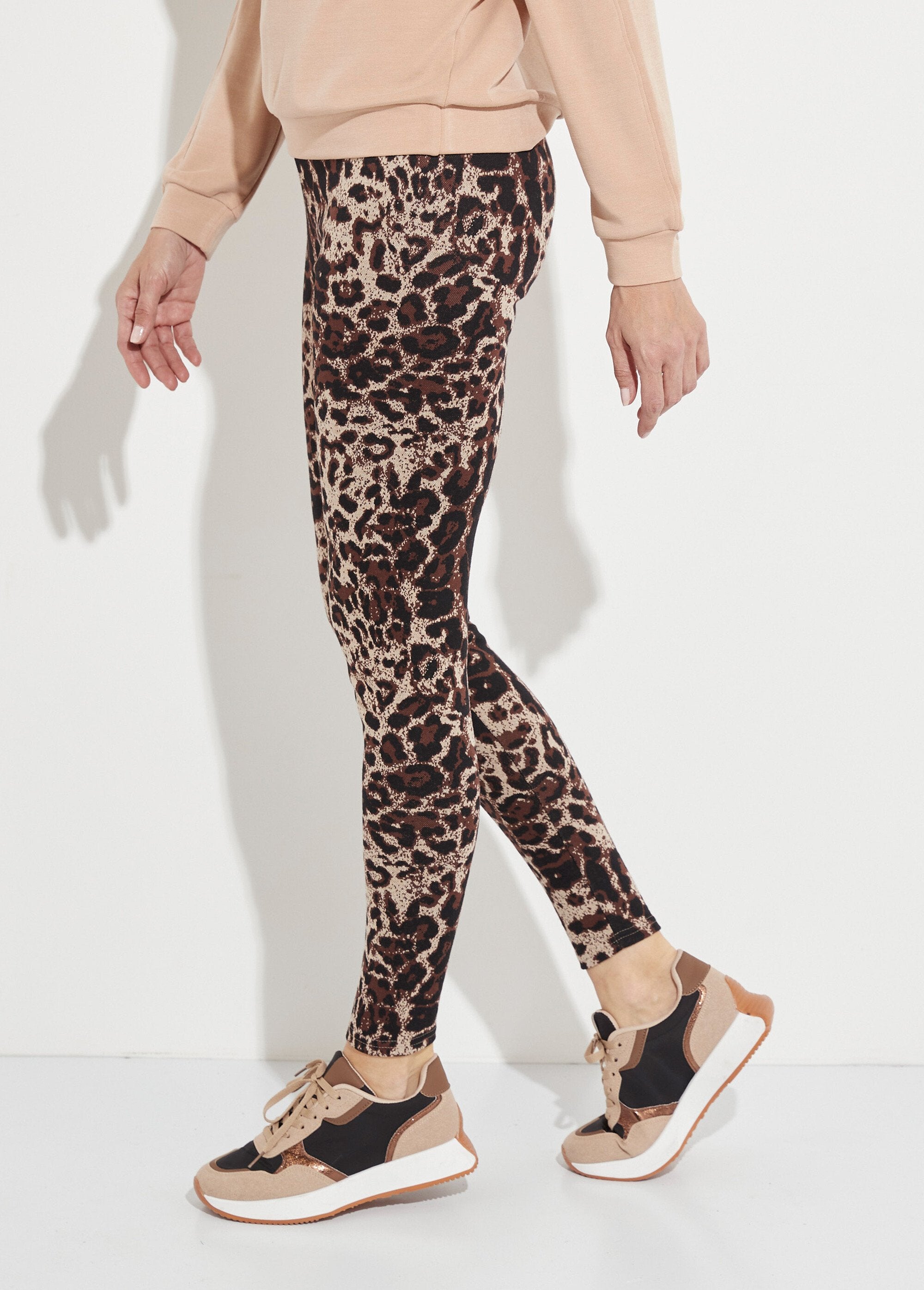 Leggings_jacquard_de_pele_animal_com_cintura_elástica_Beige_et_noir_GA1_slim