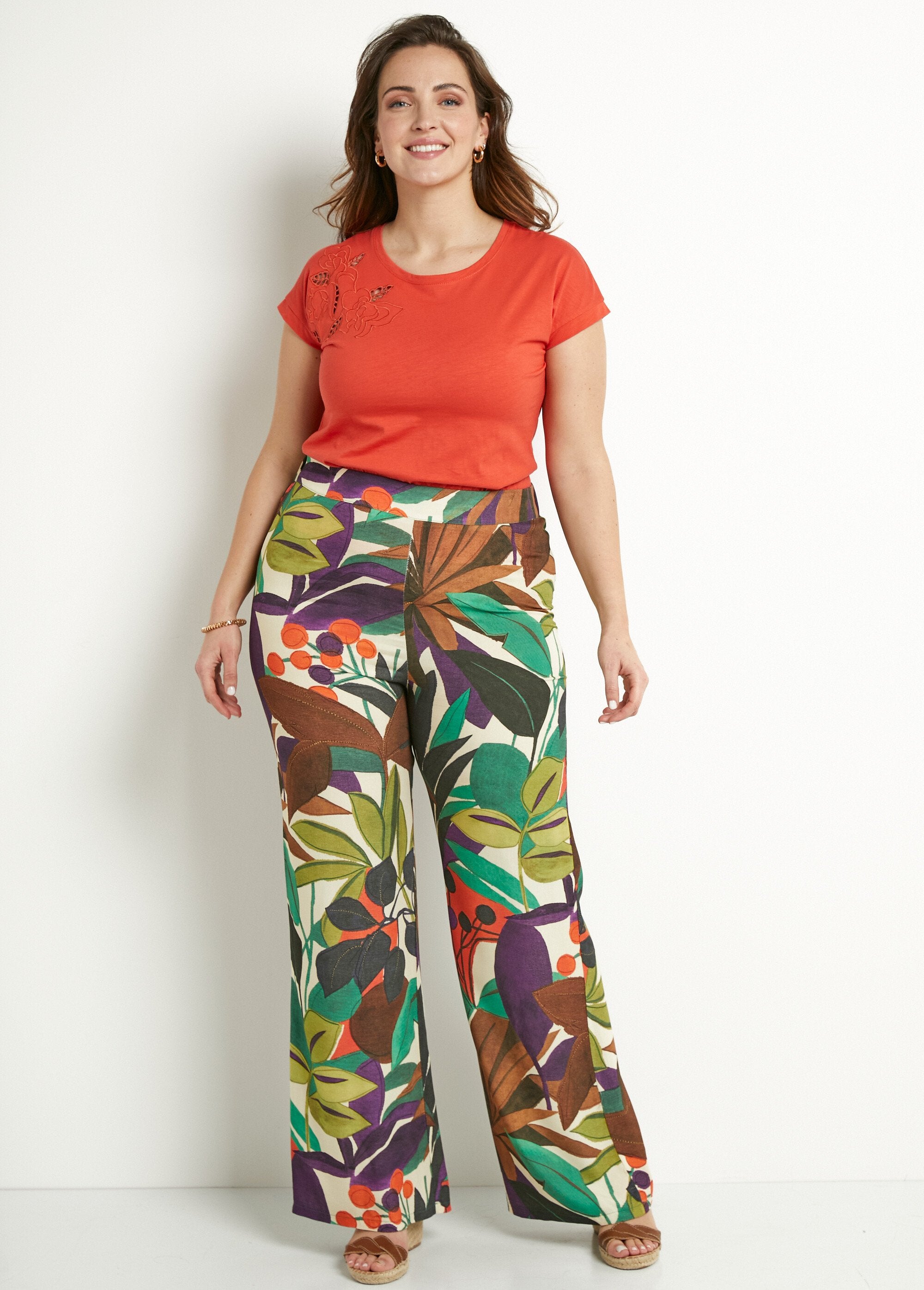 Calça_estampada_com_cós_largo_e_elástico_Multicolore_SF1_curvy