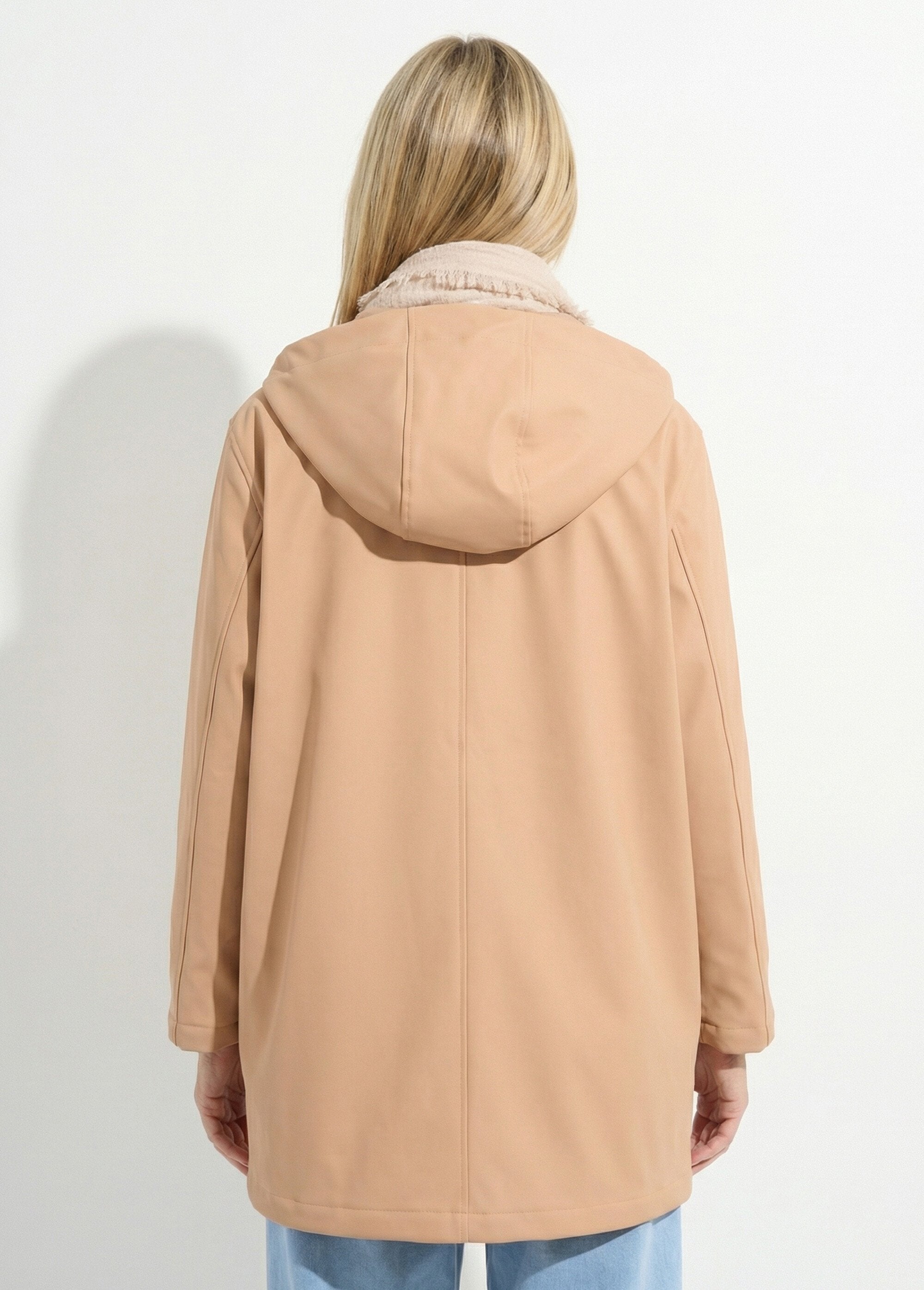 Parka_à_capuche_zippée_pressionnée_déperlante_Camel_DO1_slim