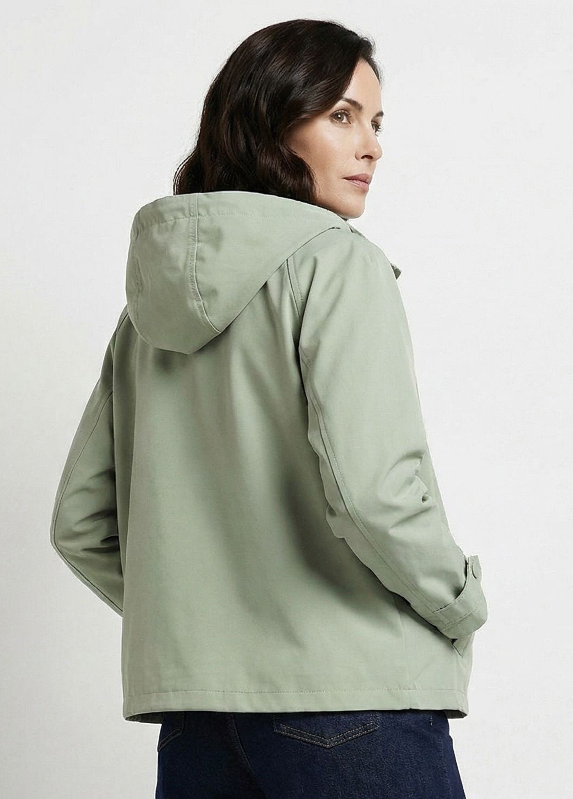 Parka_courte_légère_déperlante_Kaki_DO1_slim