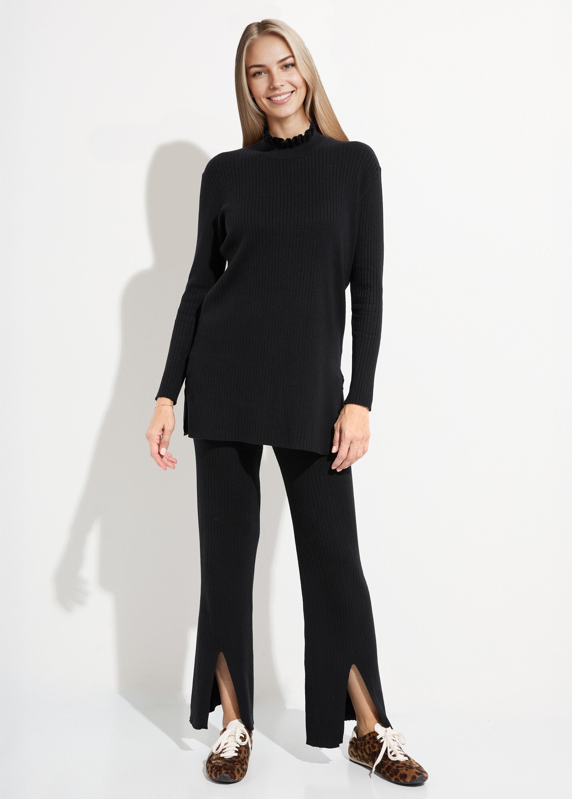 Camisola_de_malha_rechonchuda,_gola_alta_Noir_SF1_slim