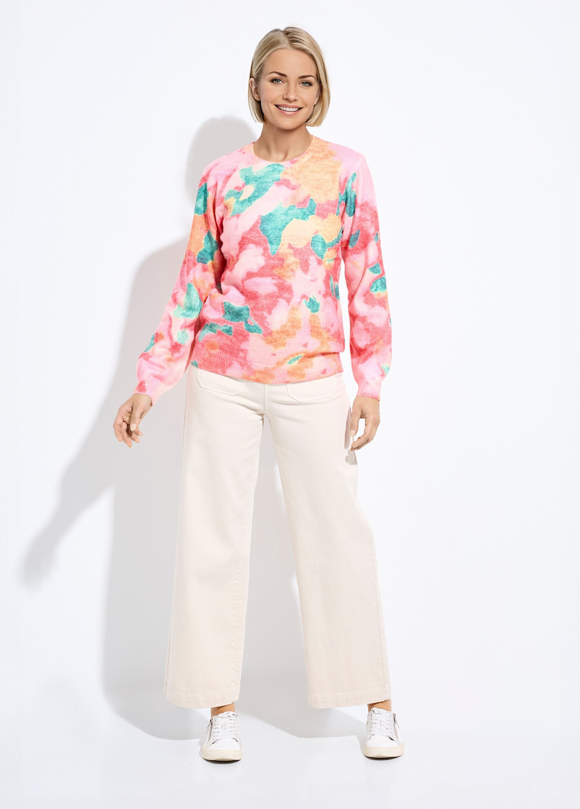 Camisola_de_gola_redonda_com_estampado_floral_suave_Imprime_corail_SF1_slim