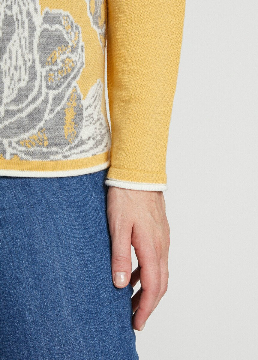 Suéter_jacquard_floral_gola_redonda_com_lã_Miel_et_gris_DE2_slim