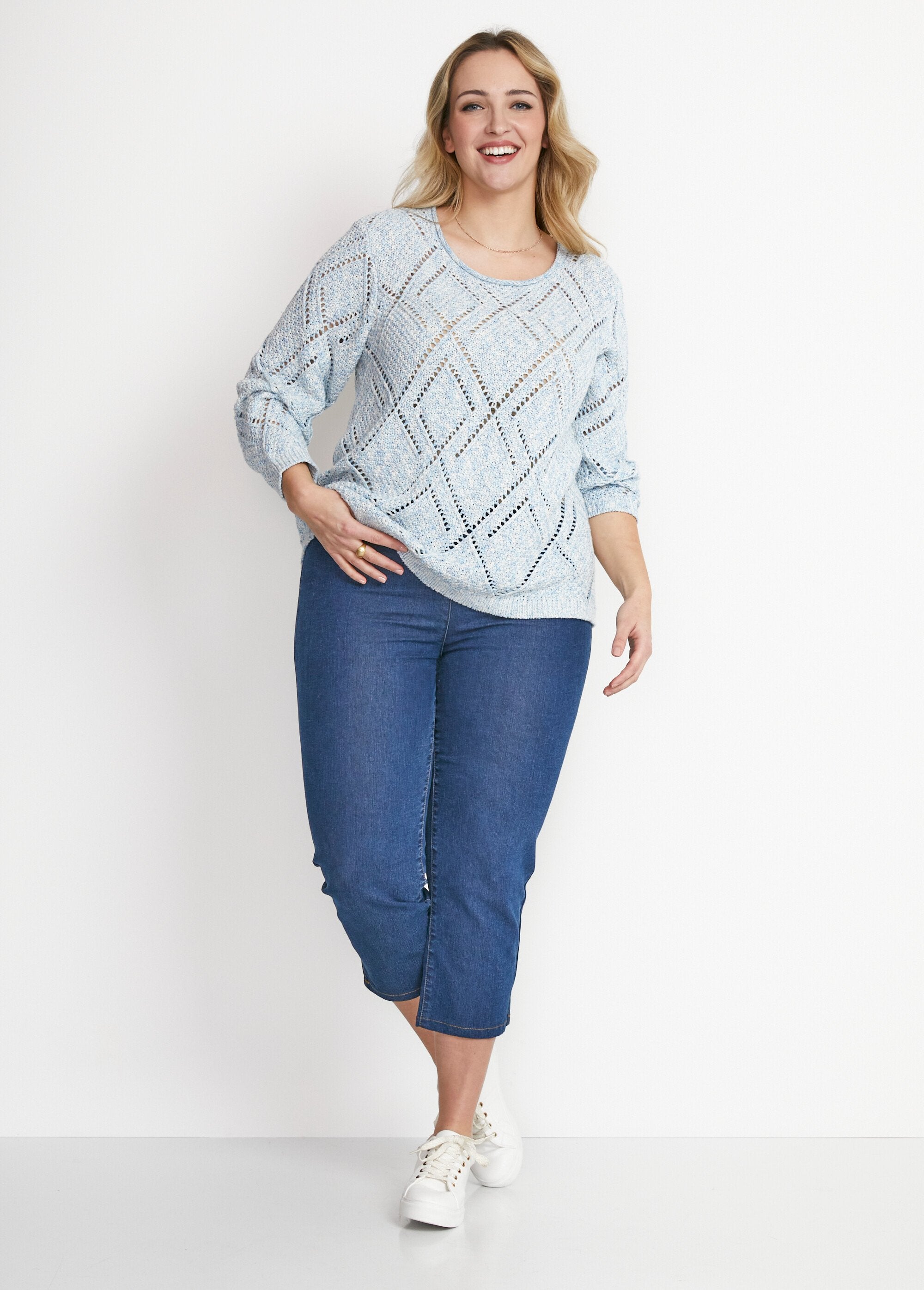 Camisola_de_malha_aberta_moldada_Bleu_SF1_curvy