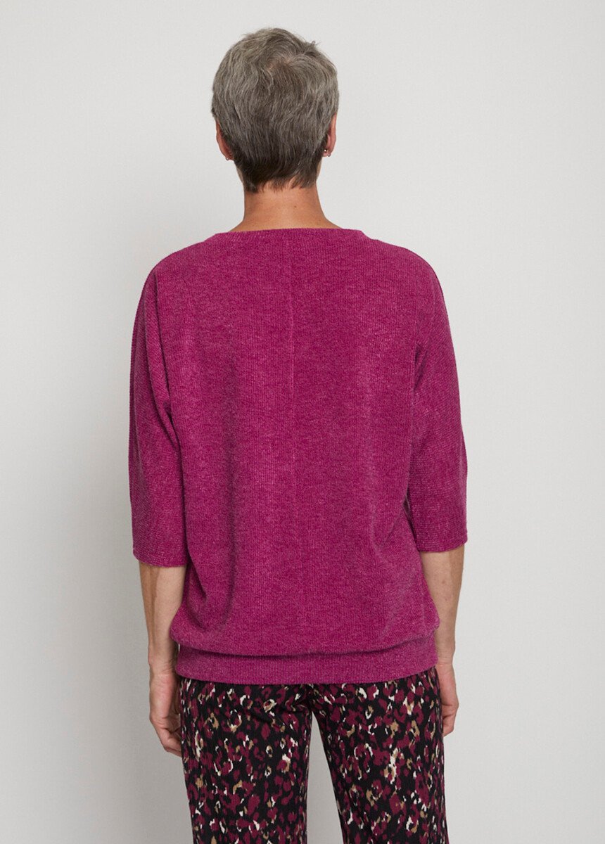 Camiseta_volume_manga_3/4_quimono_Fuchsia_DO1_slim