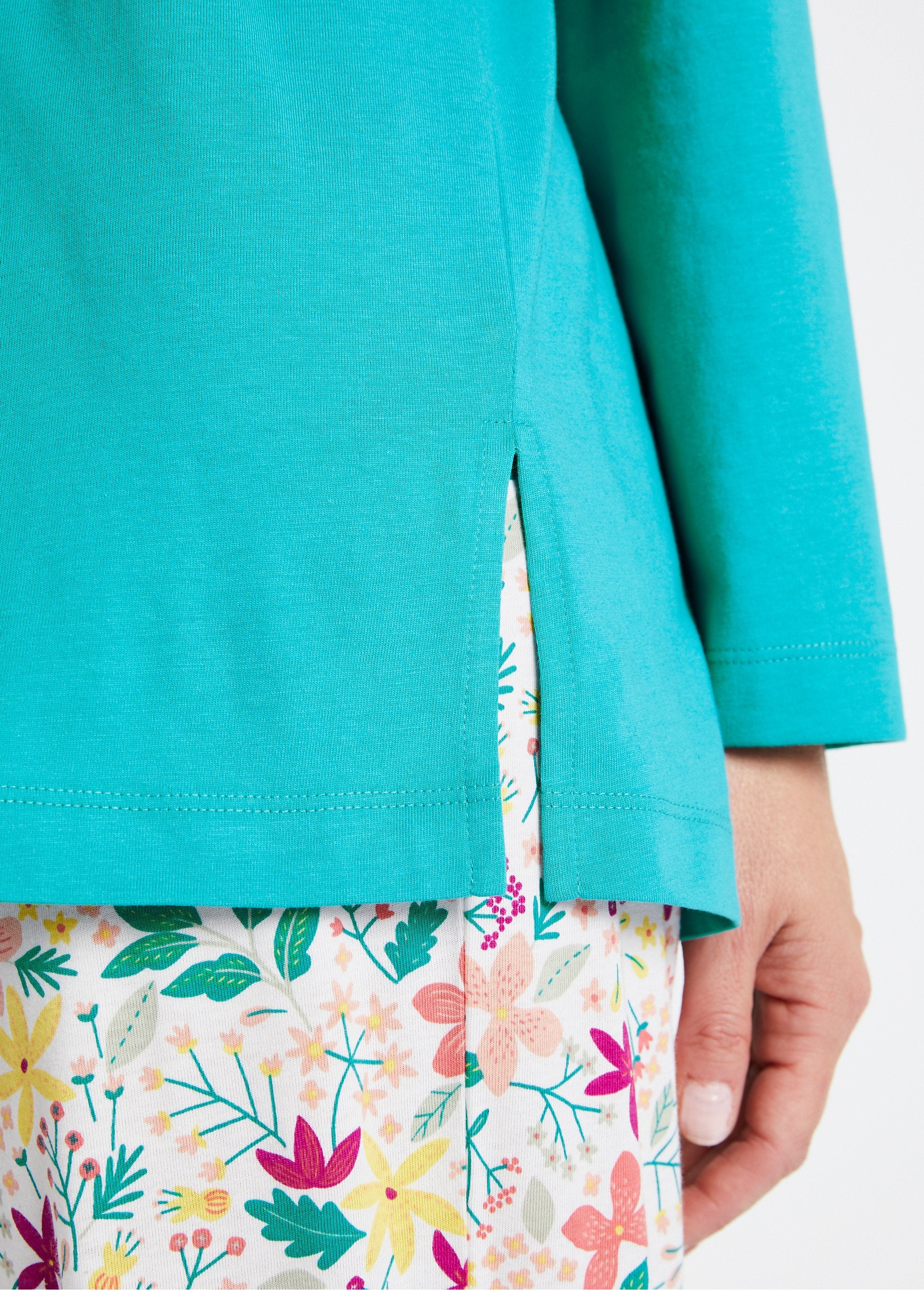 Pijama_de_algodão_floral_Vert_canard_DE2_slim