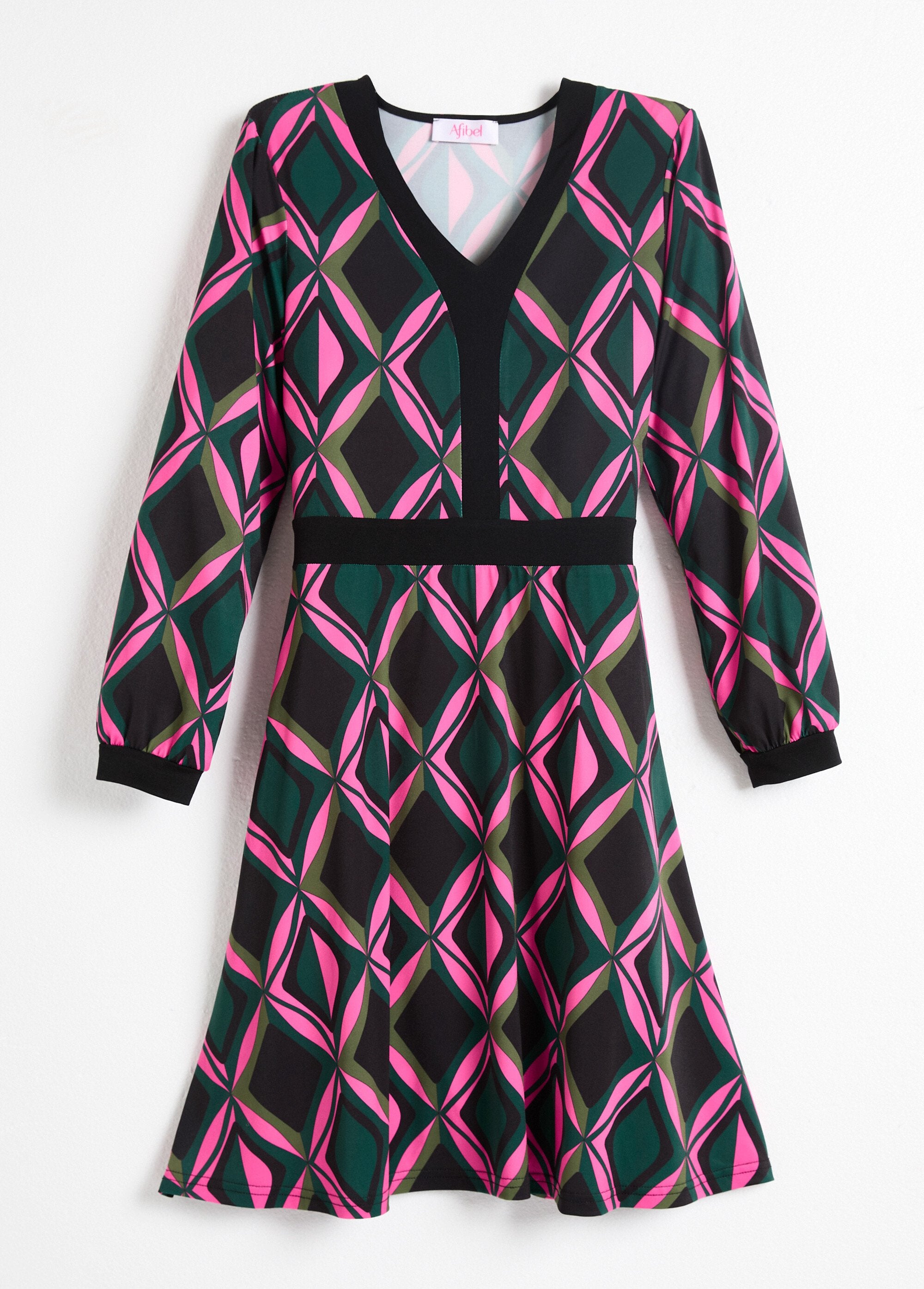 Vestido_curto_com_decote_em_V_Rose_et_vert_AP1_slim