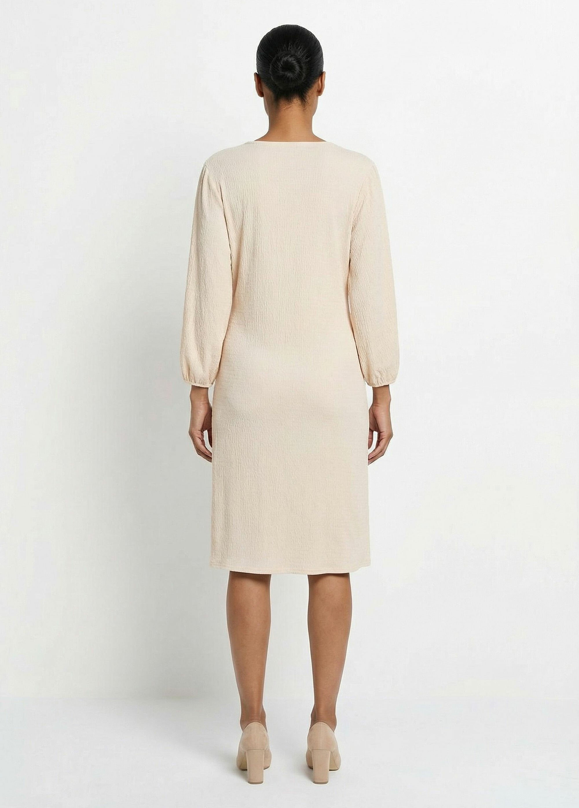 Robe_portefeuille_en_maille_gaufrée_Beige_DO1_slim