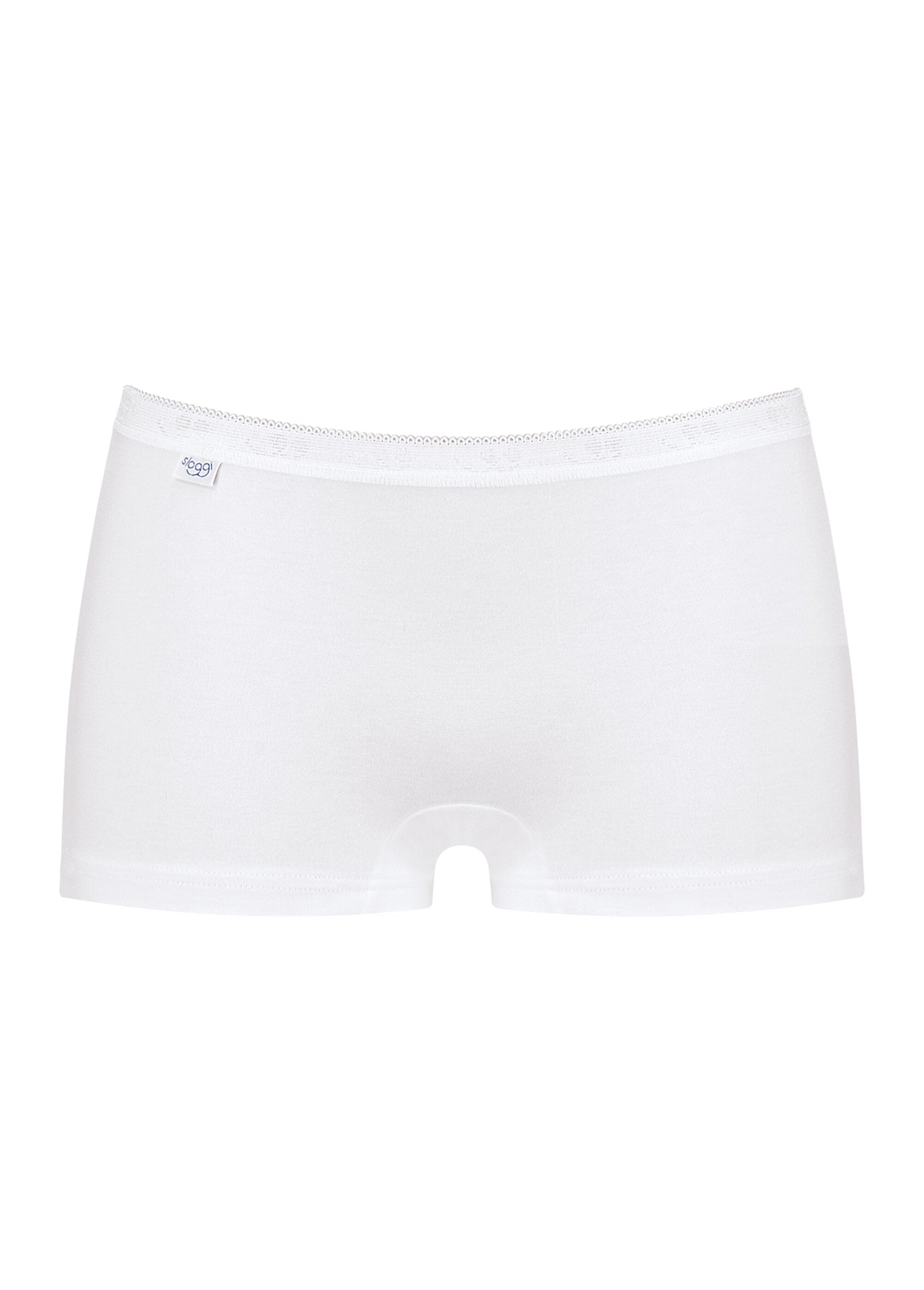 Sloggi®_-_Shorty_Basic+_algodão_elástico_liso_Blanc_DE1_slim