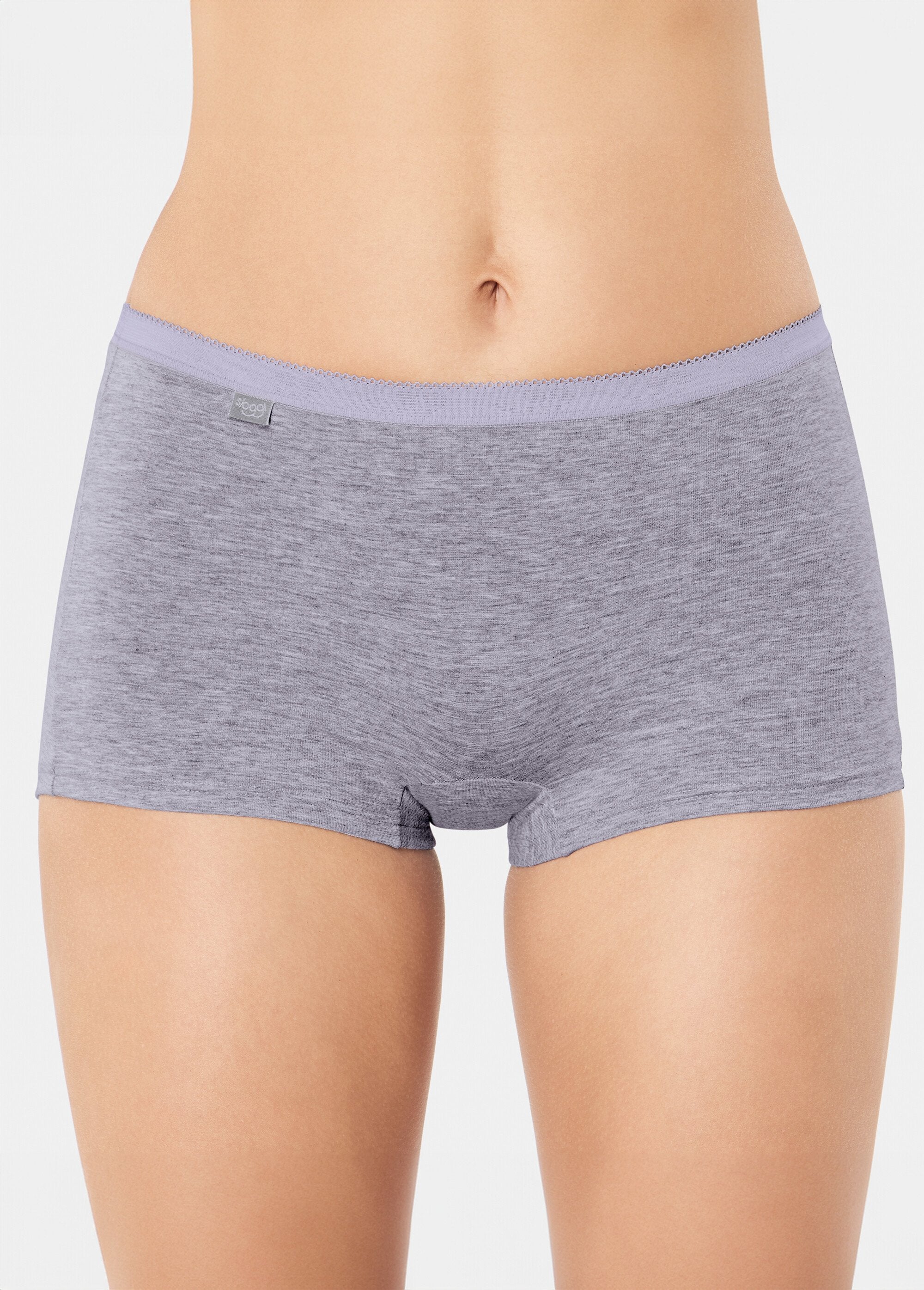Sloggi®_-_Shorty_Basic+_algodão_elástico_liso_Gris_FA1_slim