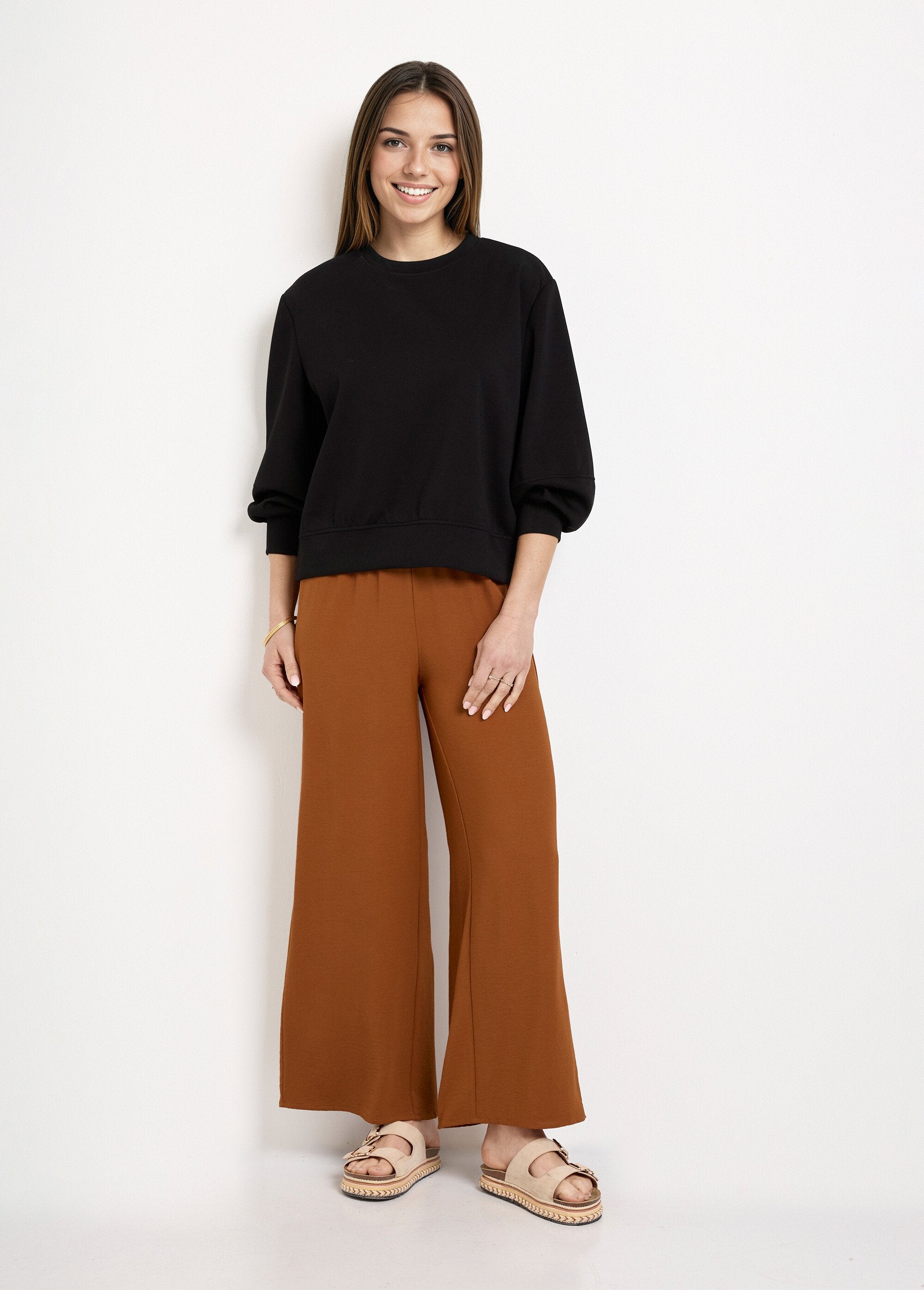 Camisola_de_malha_macia_com_gola_redonda_Noir_SF1_slim