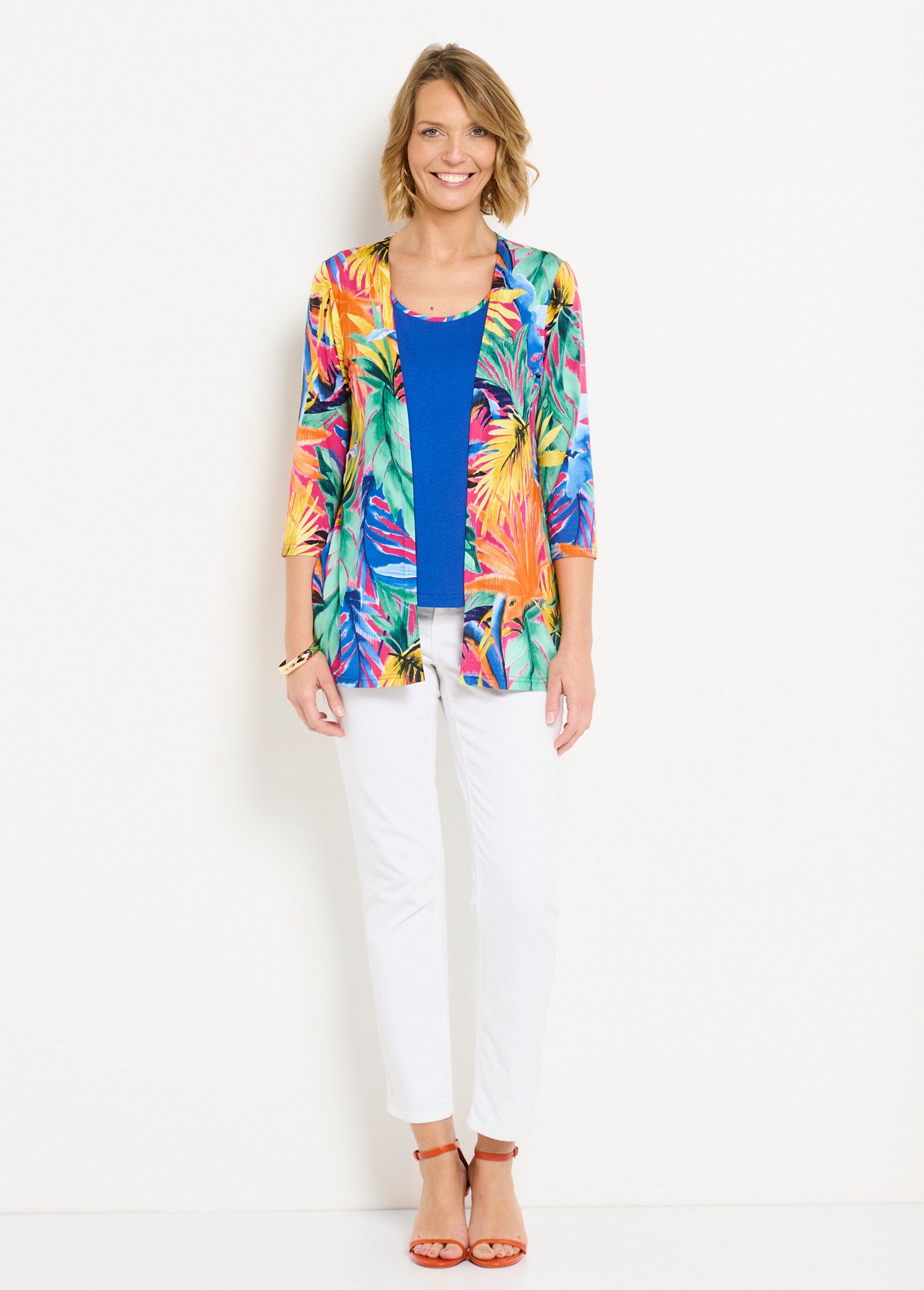 Camiseta_longa_2_em_1_com_estampa_tropical_Multicolore_SF1_slim