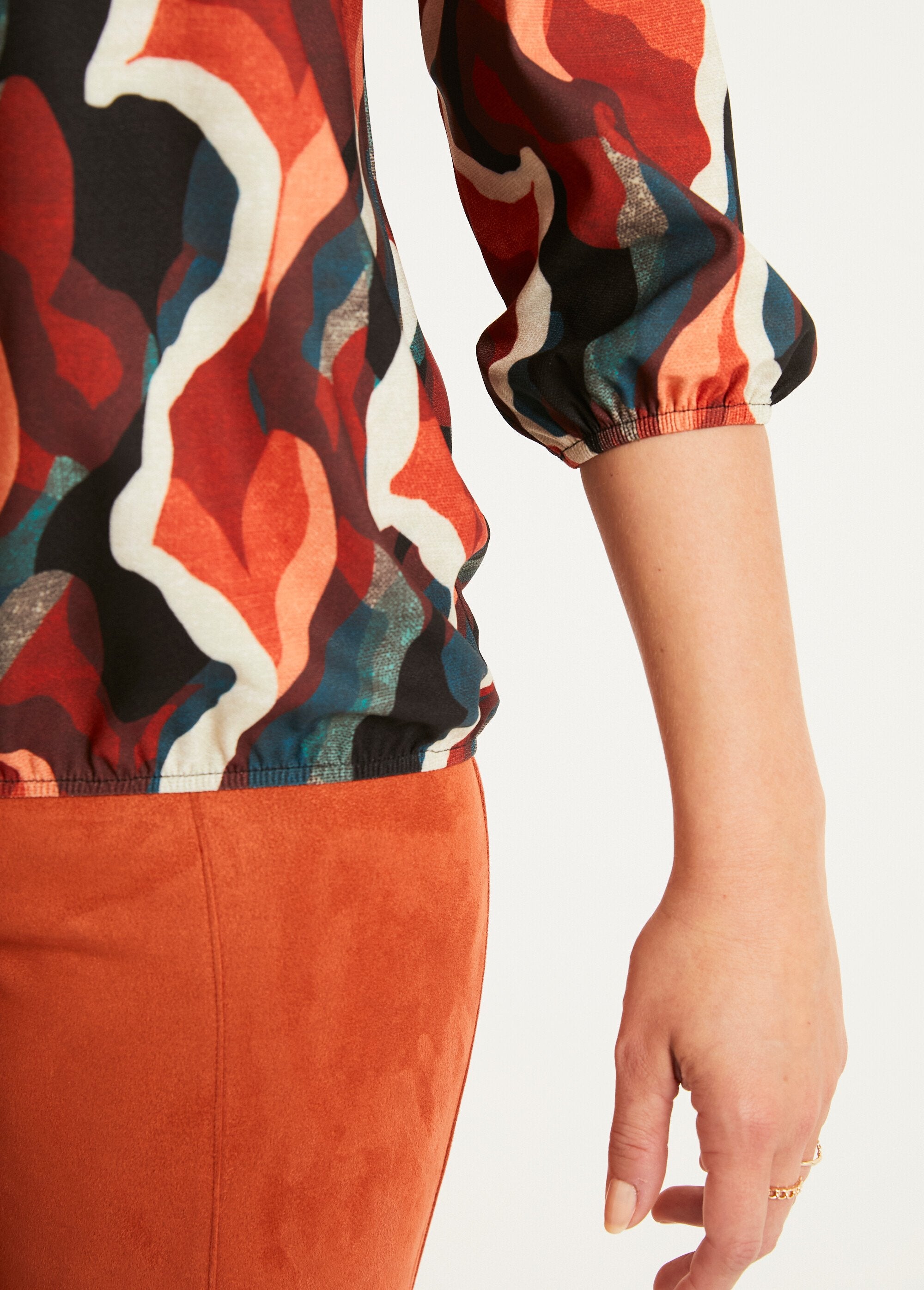 T-shirt_gráfica_com_gola_redonda_Cuivre_et_canard_DE3_slim