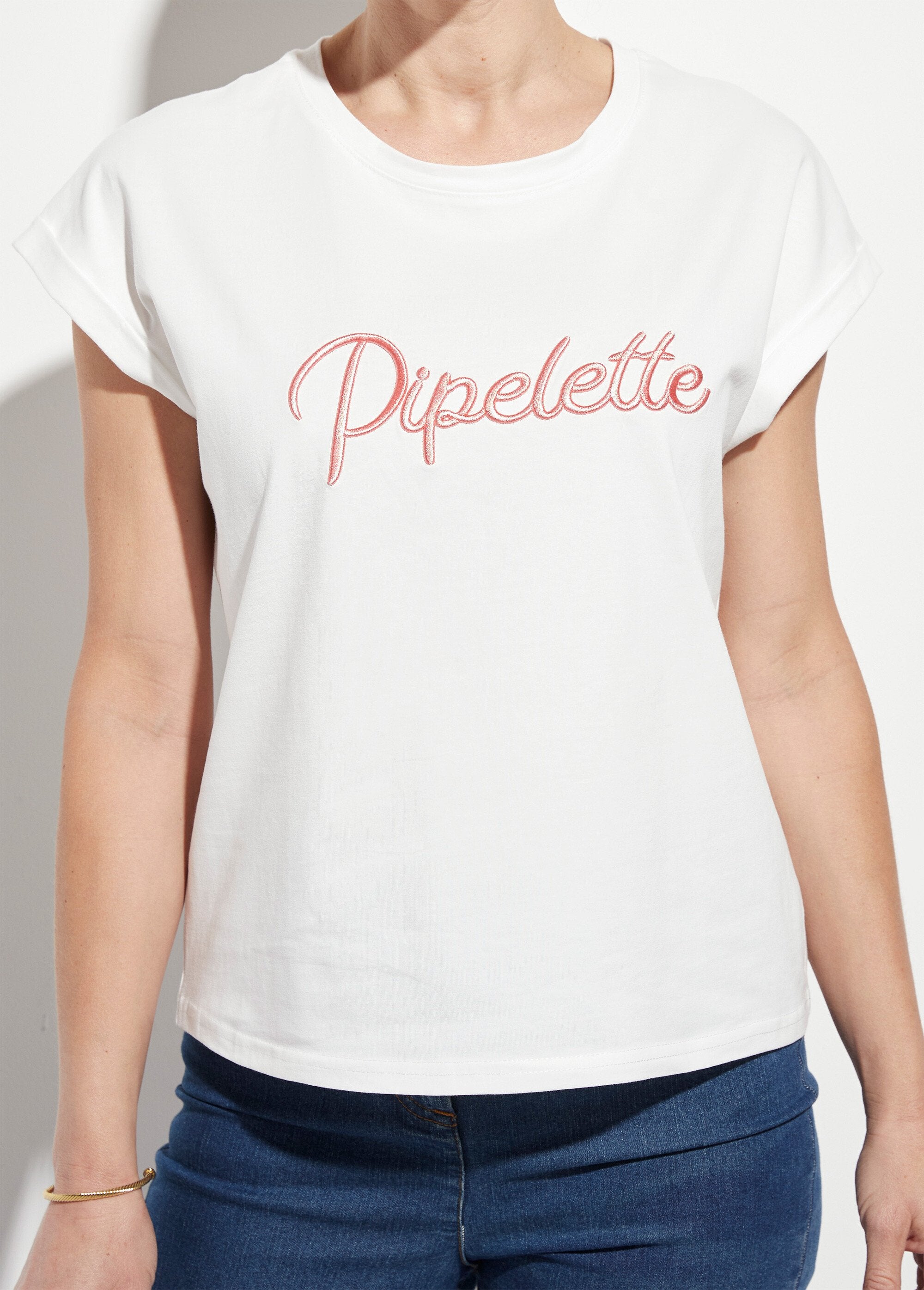 Camiseta_de_gola_redonda_com_mensagem_Pipelette_Blanc_DE1_slim