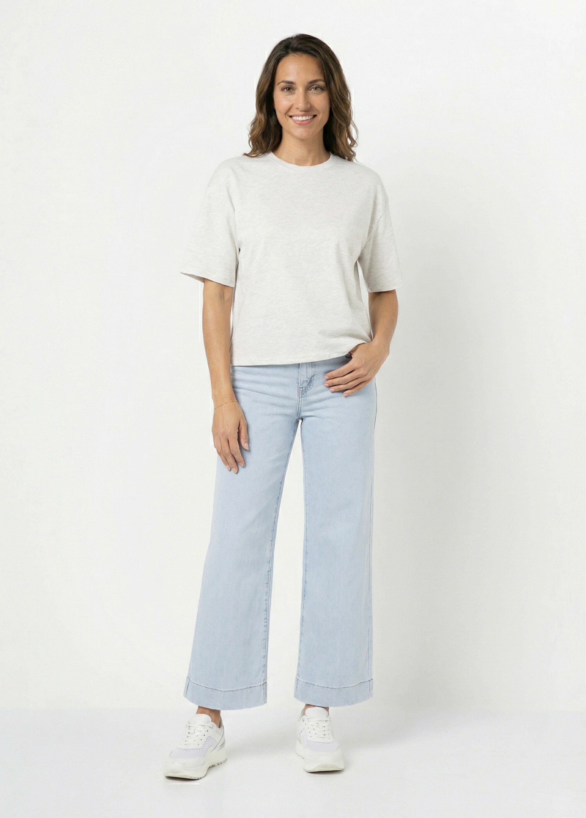 T-shirt_loose_extensible_manches_courtes_Gris_chine_SF1_slim