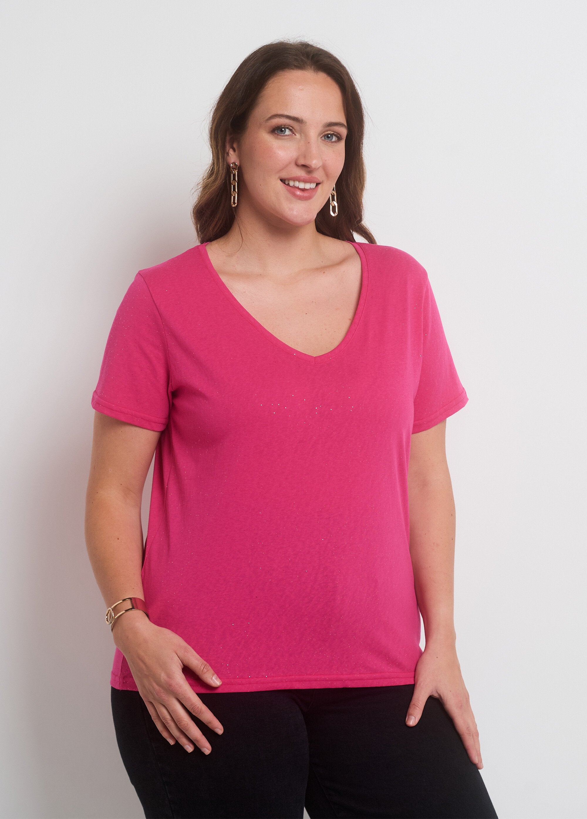 T-shirt_de_manga_curta_em_malha_com_lantejoulas_Fuchsia_FA1_curvy