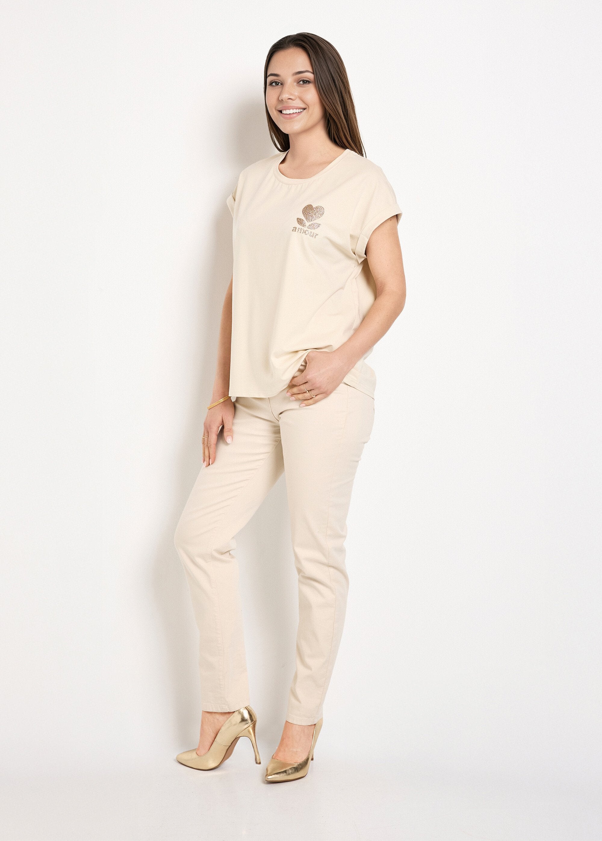 Camiseta_manga_curta_com_mensagem_brilhante_Beige_SF1_slim