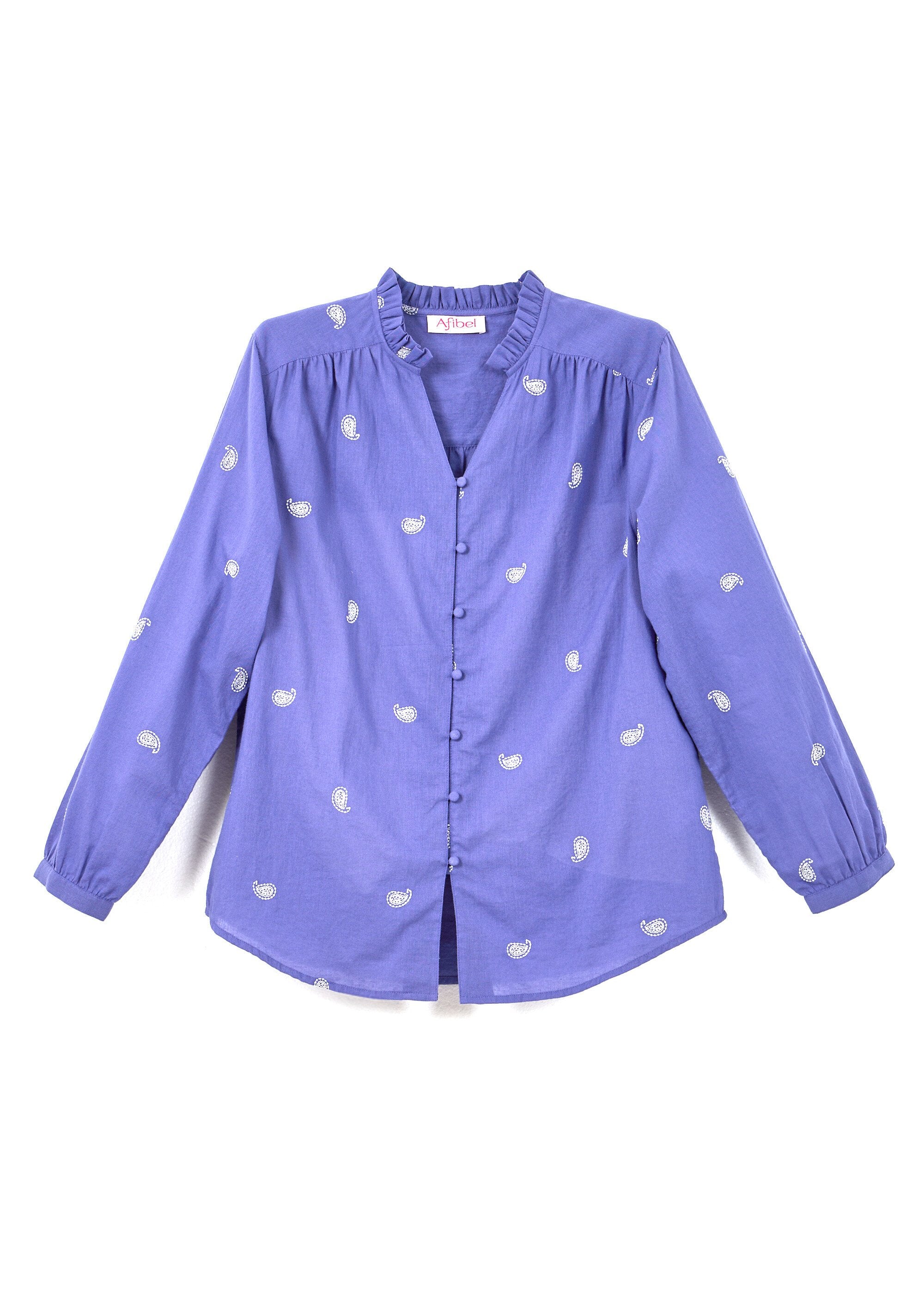 Túnica_de_gaze_de_algodão_bordada_com_gola_franzida_Bleu_et_blanc_AP1_slim