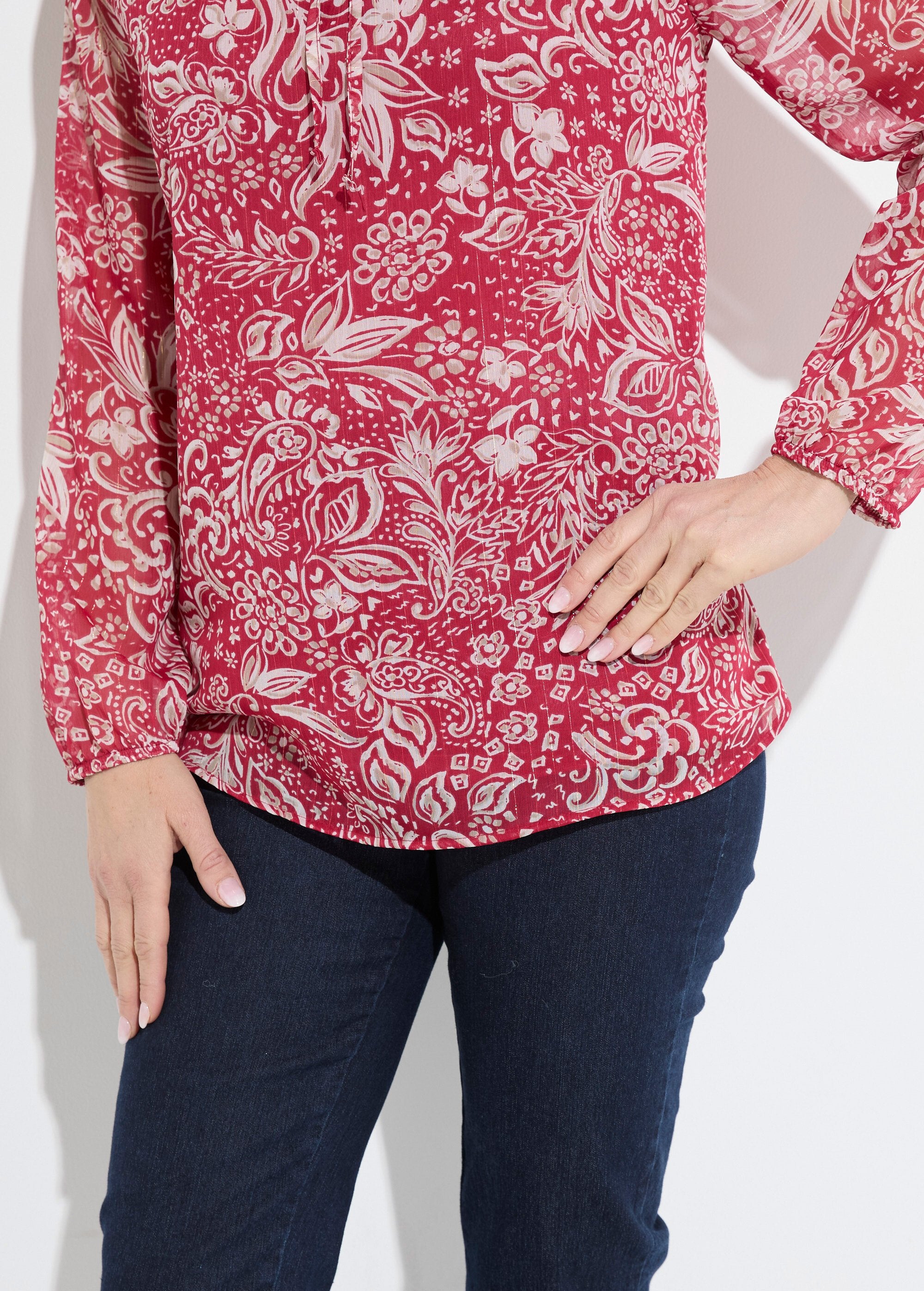 Túnica_comprida_em_voile_floral_brilhante_com_gola_com_folhos_Imp_bordeaux_DE2_slim