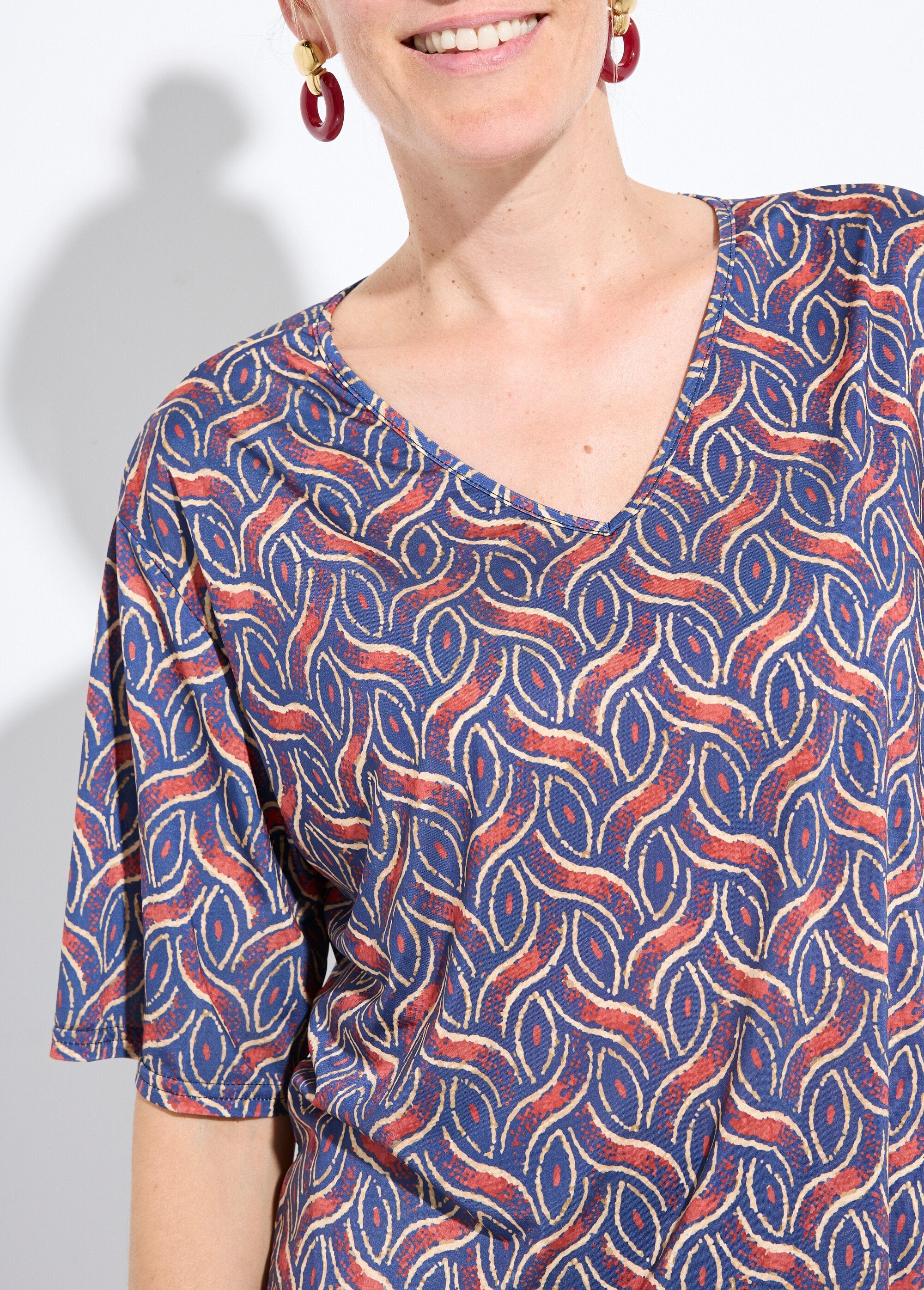 Túnica_étnica_de_manga_curta_Marine_et_brique_DE1_slim