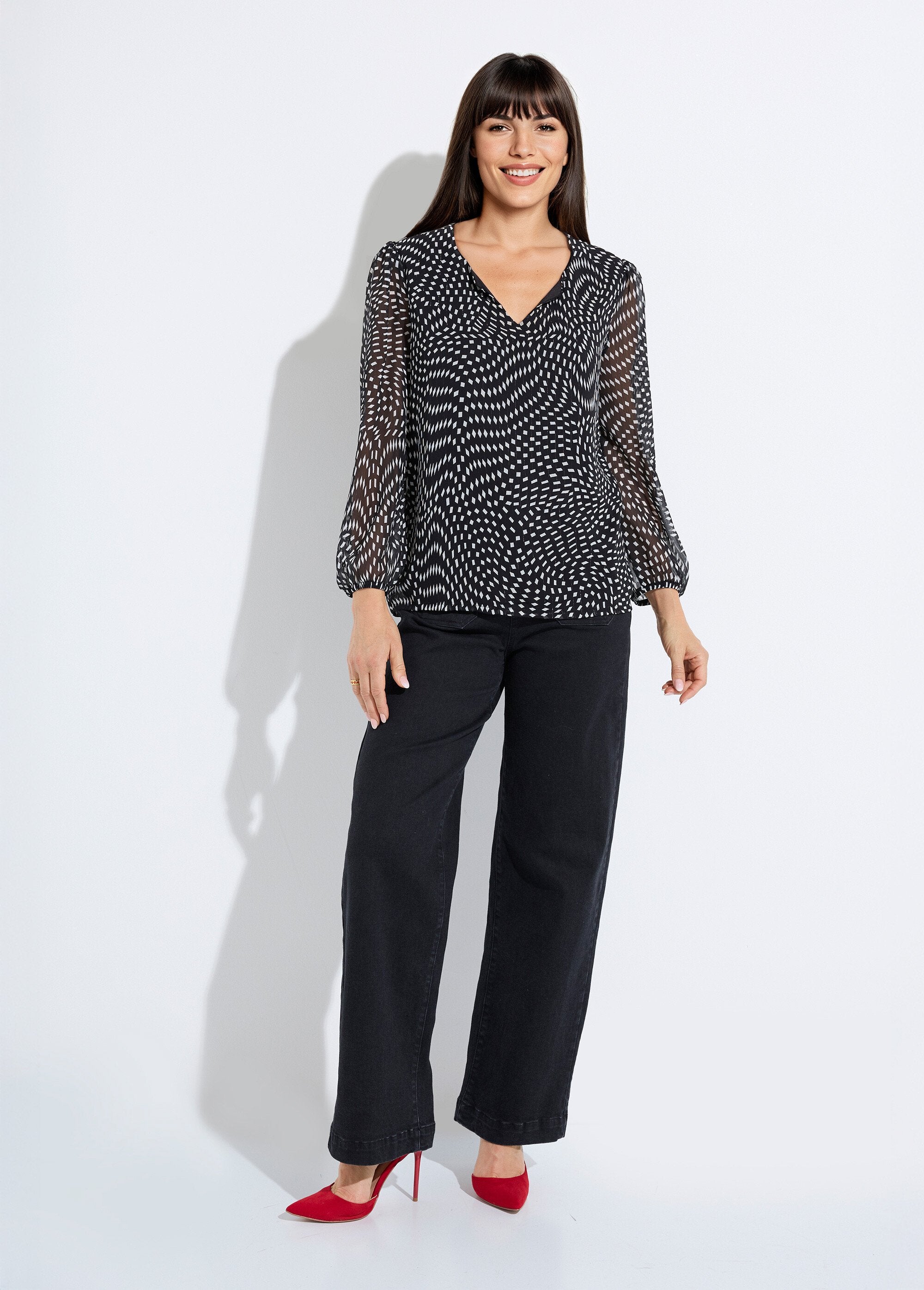 Túnica_de_voile_gráfico_de_manga_comprida_Noir_et_blanc_SF1_slim