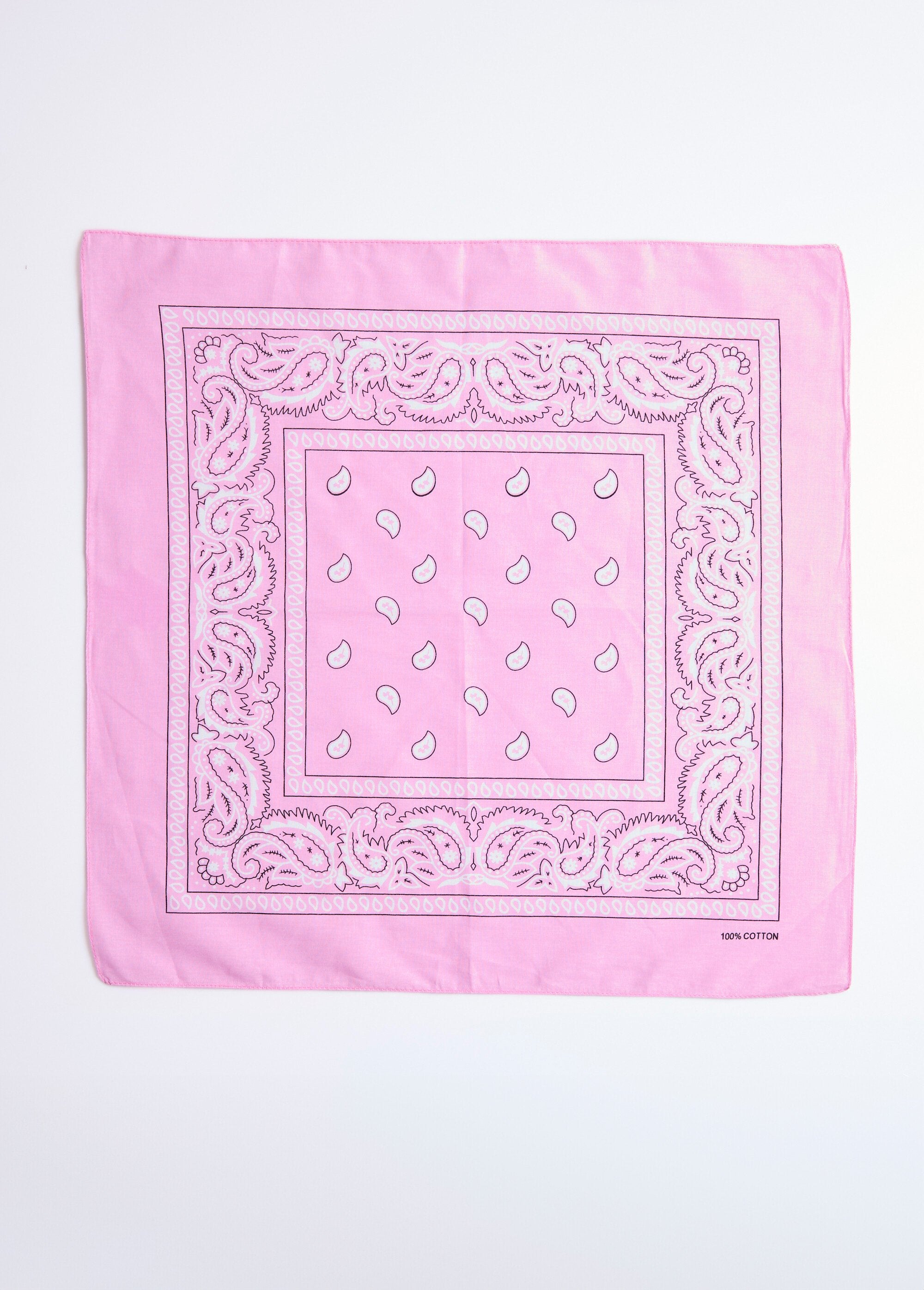Foulard_carré_façon_bandana_Rose_clair_DE1_slim