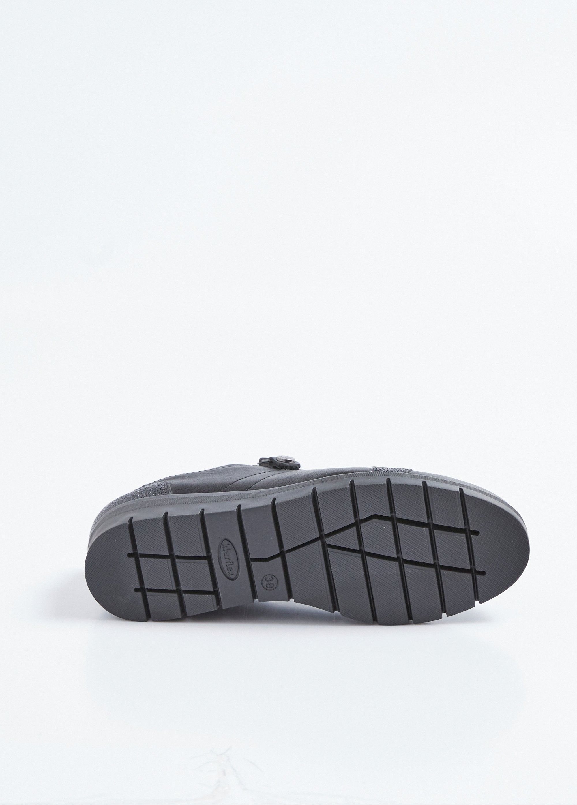 Tênis_bi-material_com_cadarço_e_zíper,_largura_confortável_Noir_UN1_slim