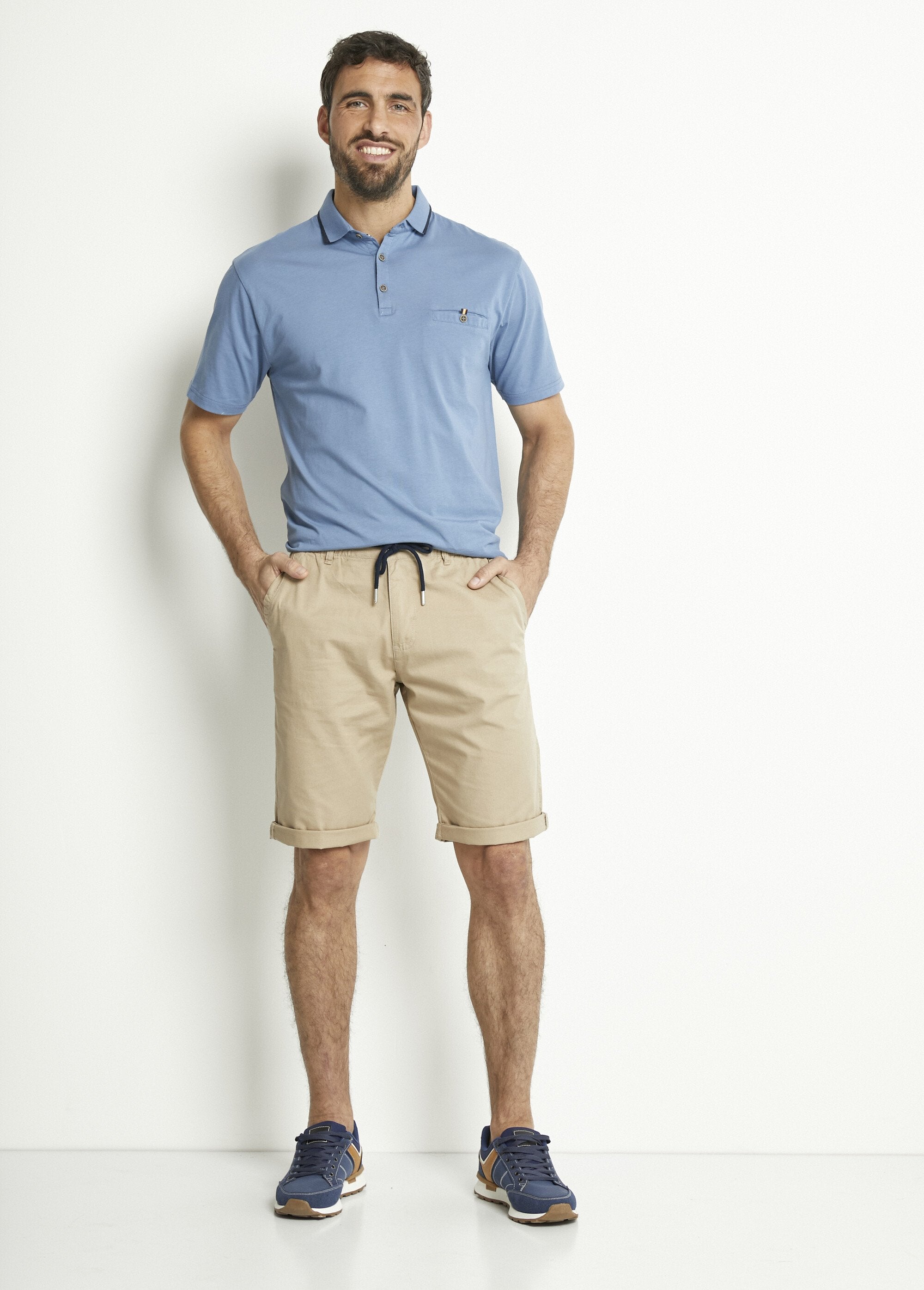 Bermuda_de_algodão_com_cós_elástico_Beige_SF1_slim