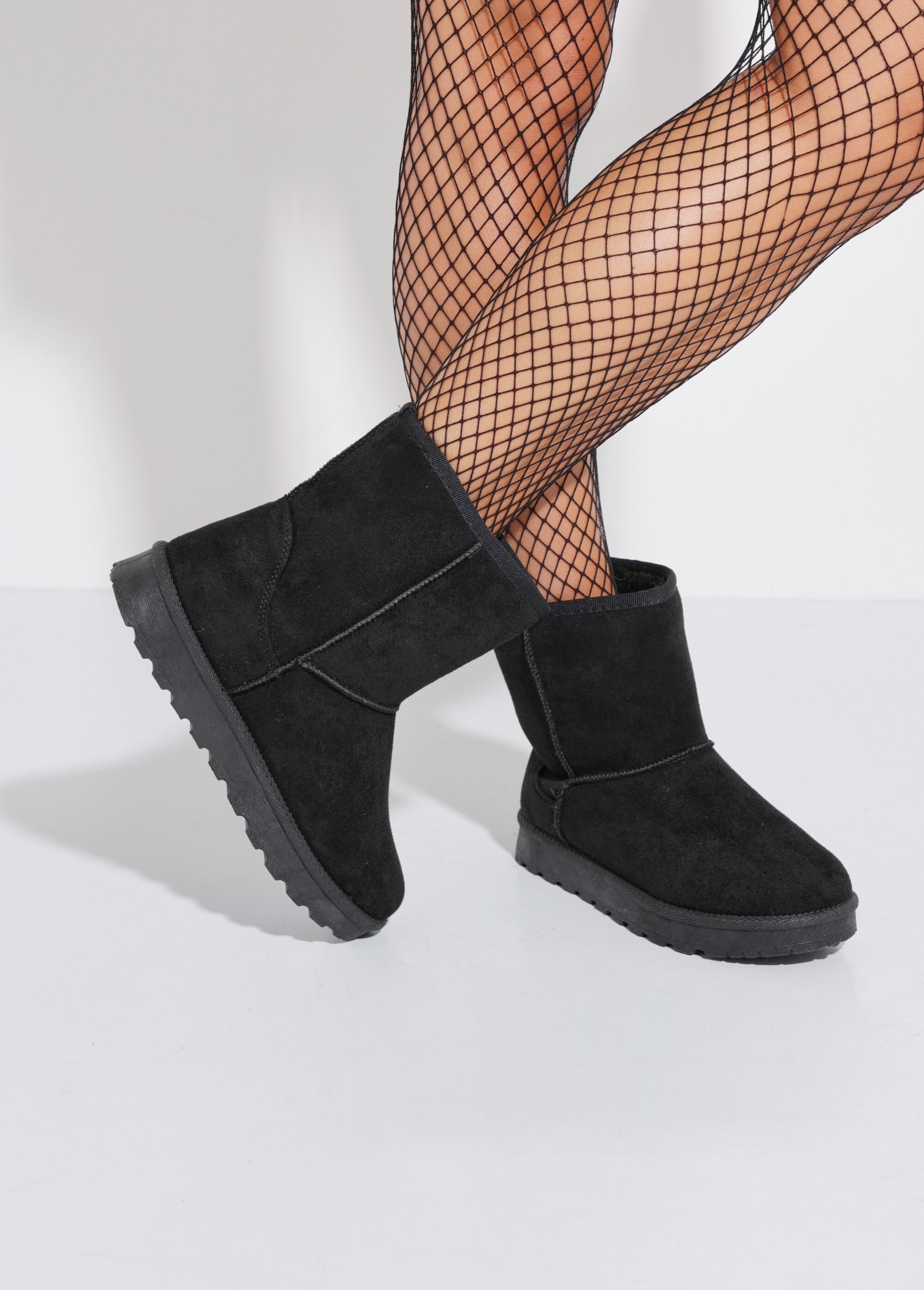 Boots_fourrées_chaudes_semelle_compensée_Noir_SF1_slim