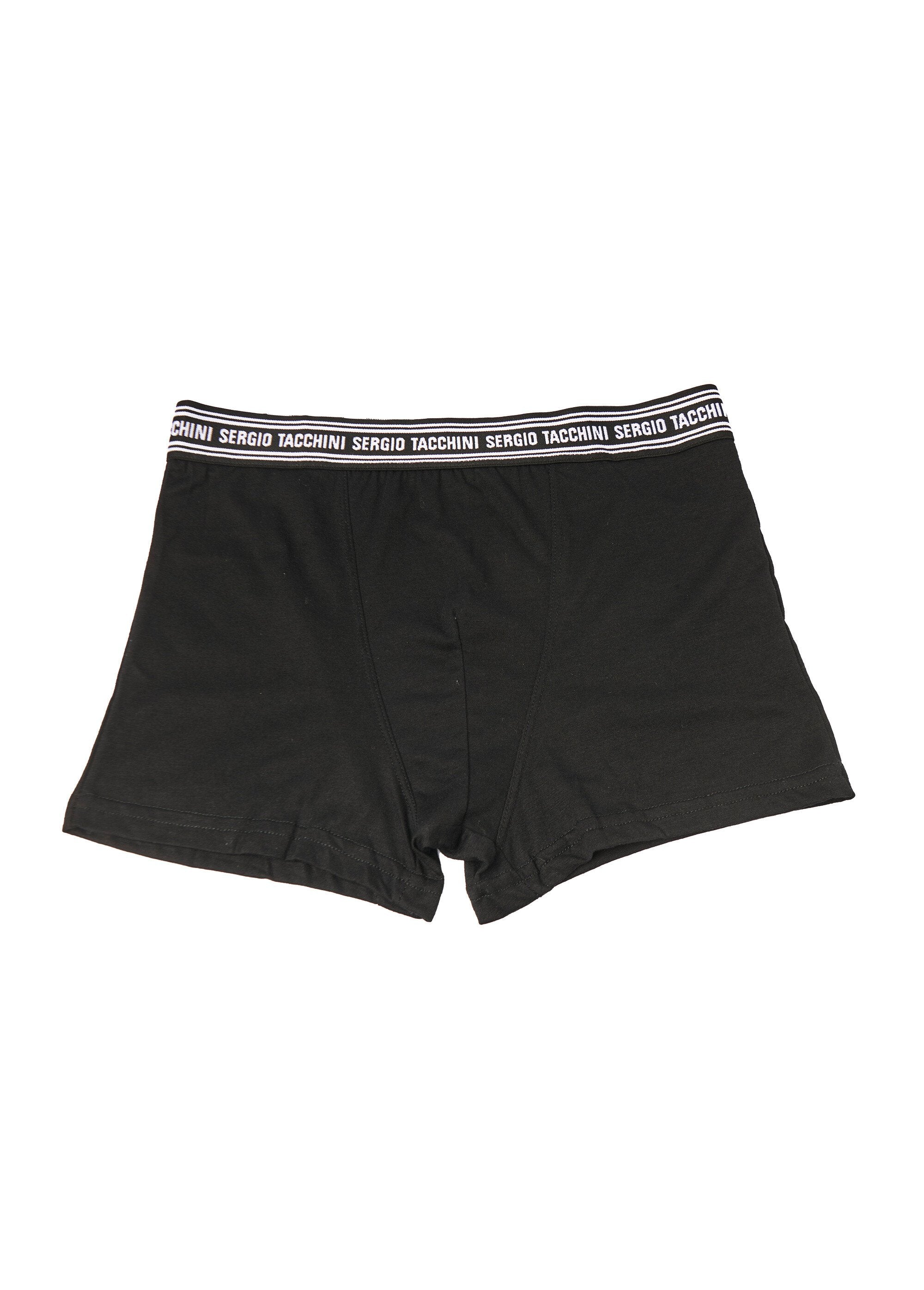 Cuecas_boxer_de_algodão_liso_Noir_FA1_slim
