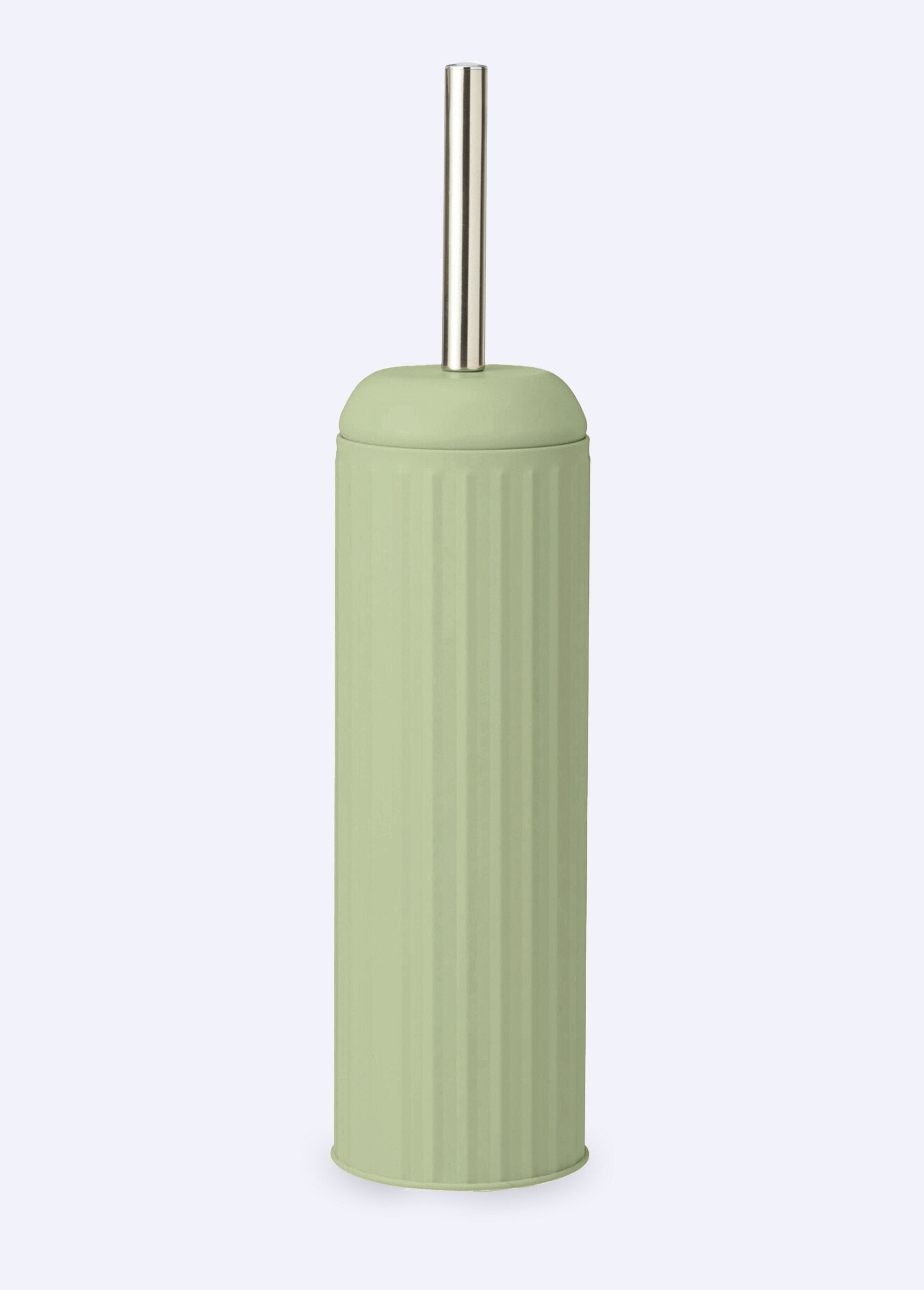 Brosse_pour_WC,_en_métal__strié_Sauge_FA1_slim