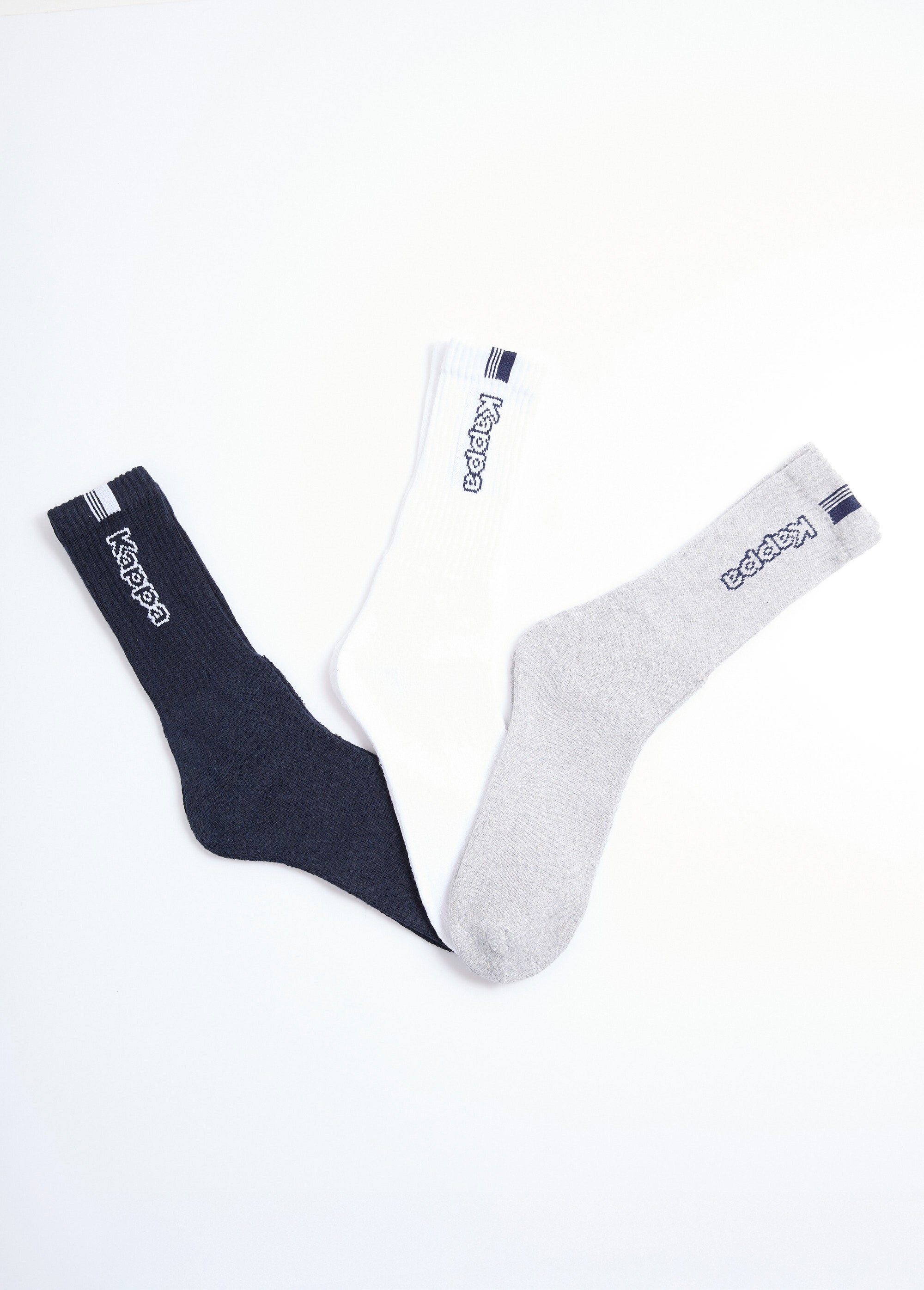 Meias_esportivas_caneladas_variadas_Marine_et_blanc_et_gris_FA1_slim