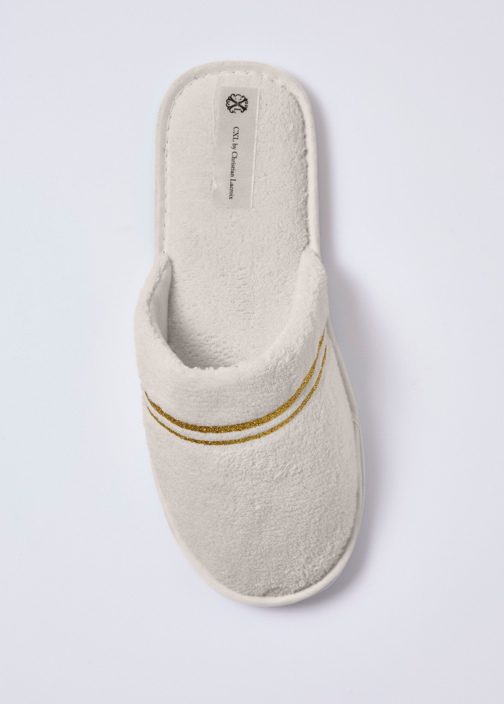 Chaussons_façon_mules,_lignes_contrastées_Blanc_OV1_slim