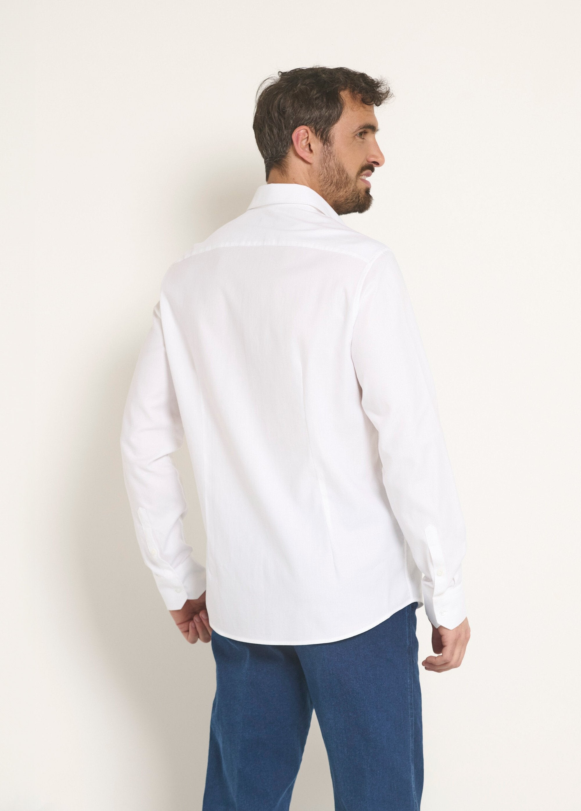 Camisa_de_algodão_chique_com_gola_semi-italiana_Blanc_DO1_slim