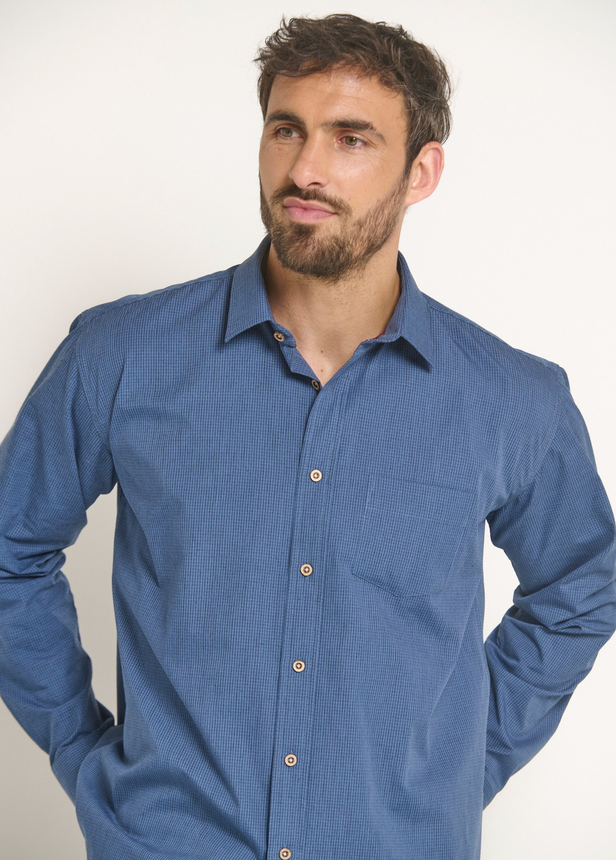 Camisa_de_manga_comprida_fácil_de_cuidar_Bleu_DE2_slim