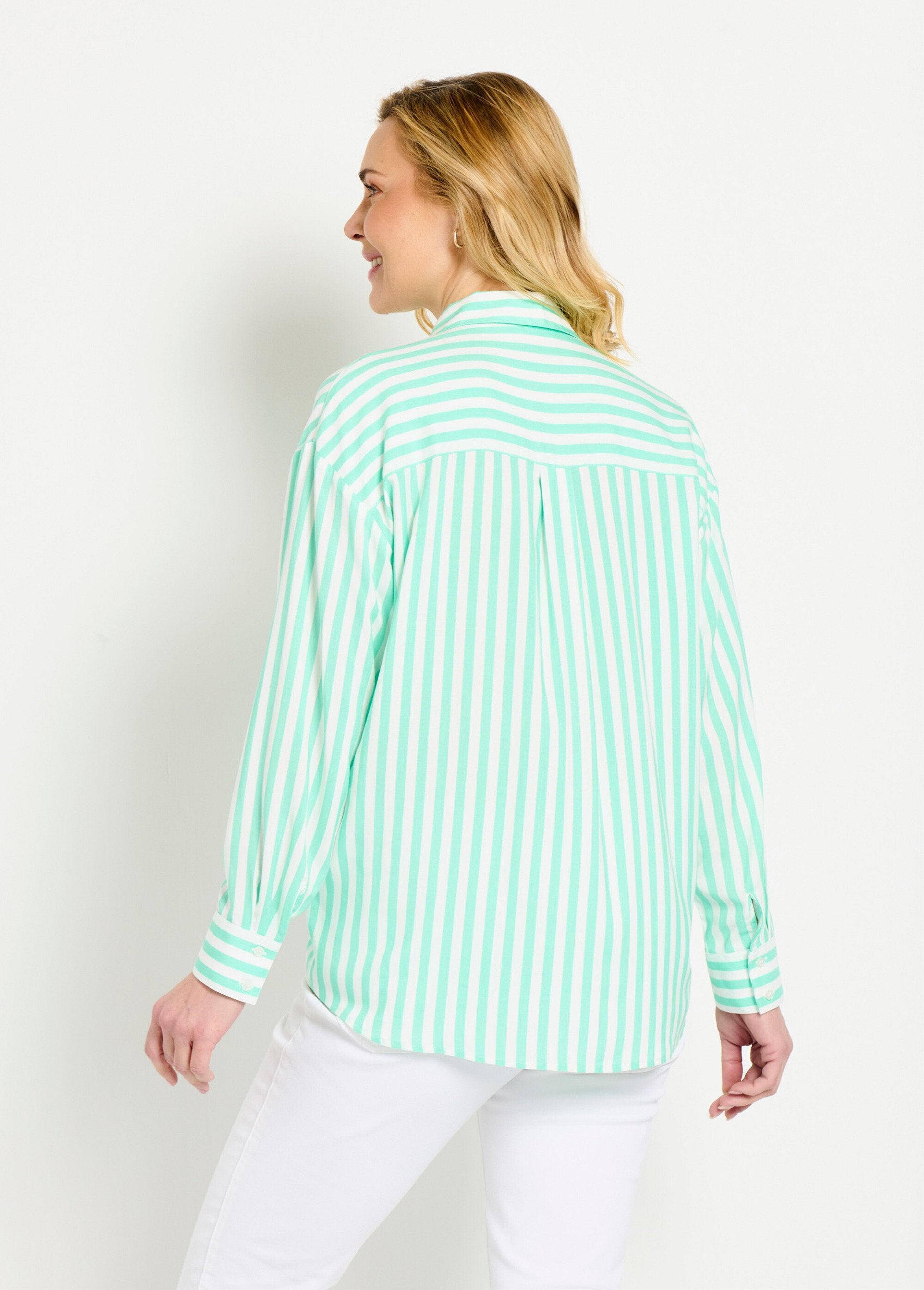 Blusa_esvoaçante_listrada_de_manga_comprida_Vert_et_blanc_DO1_slim