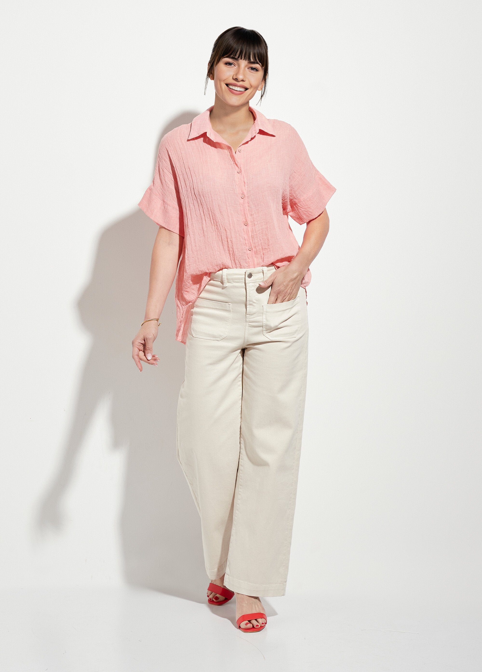 Blusa_de_voile_amassada_de_manga_curta_Coral_SF1_slim