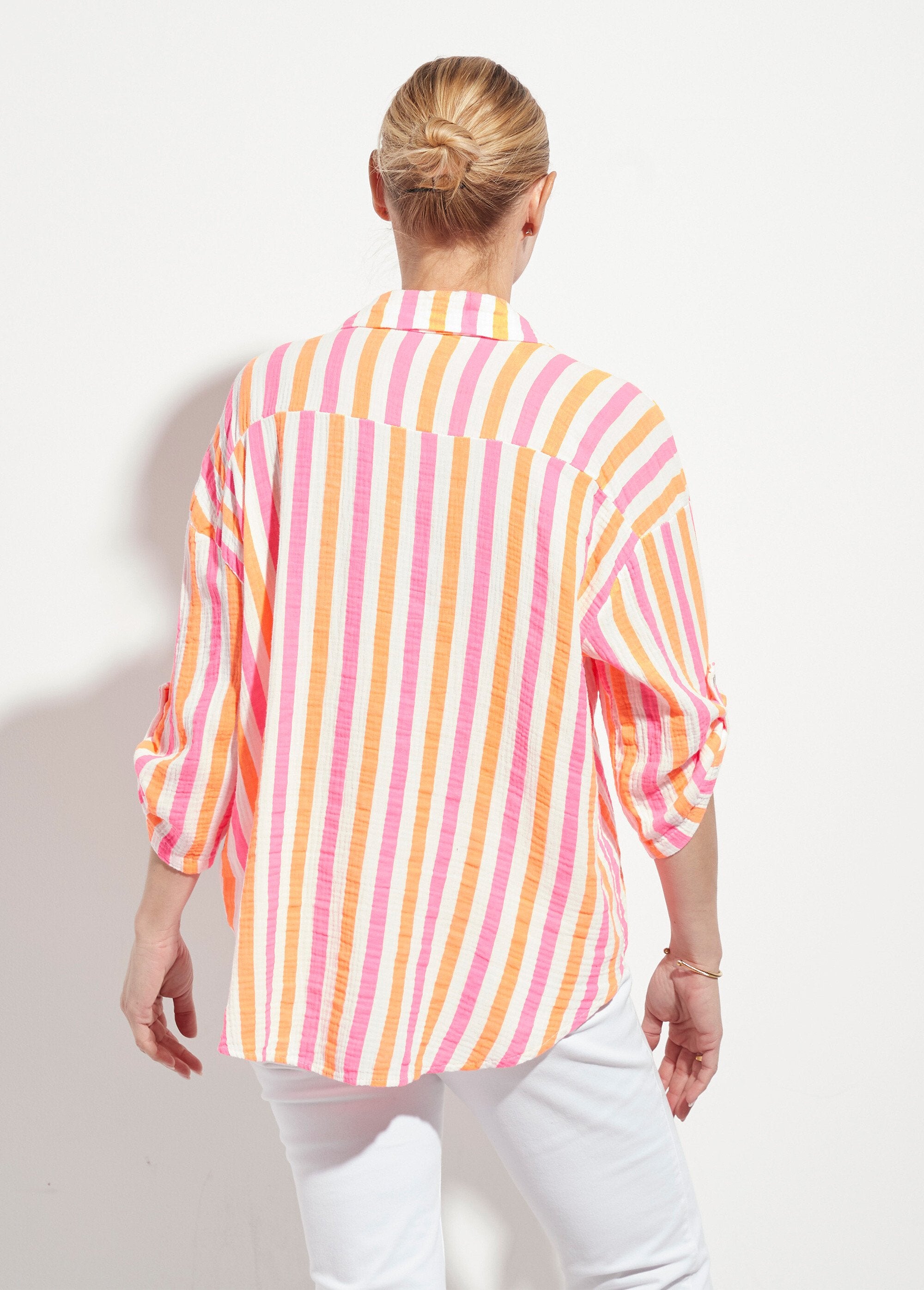 Blusa_de_gaze_de_algodão_com_listras_fluorescentes_Orange_et_rose_DO1_slim